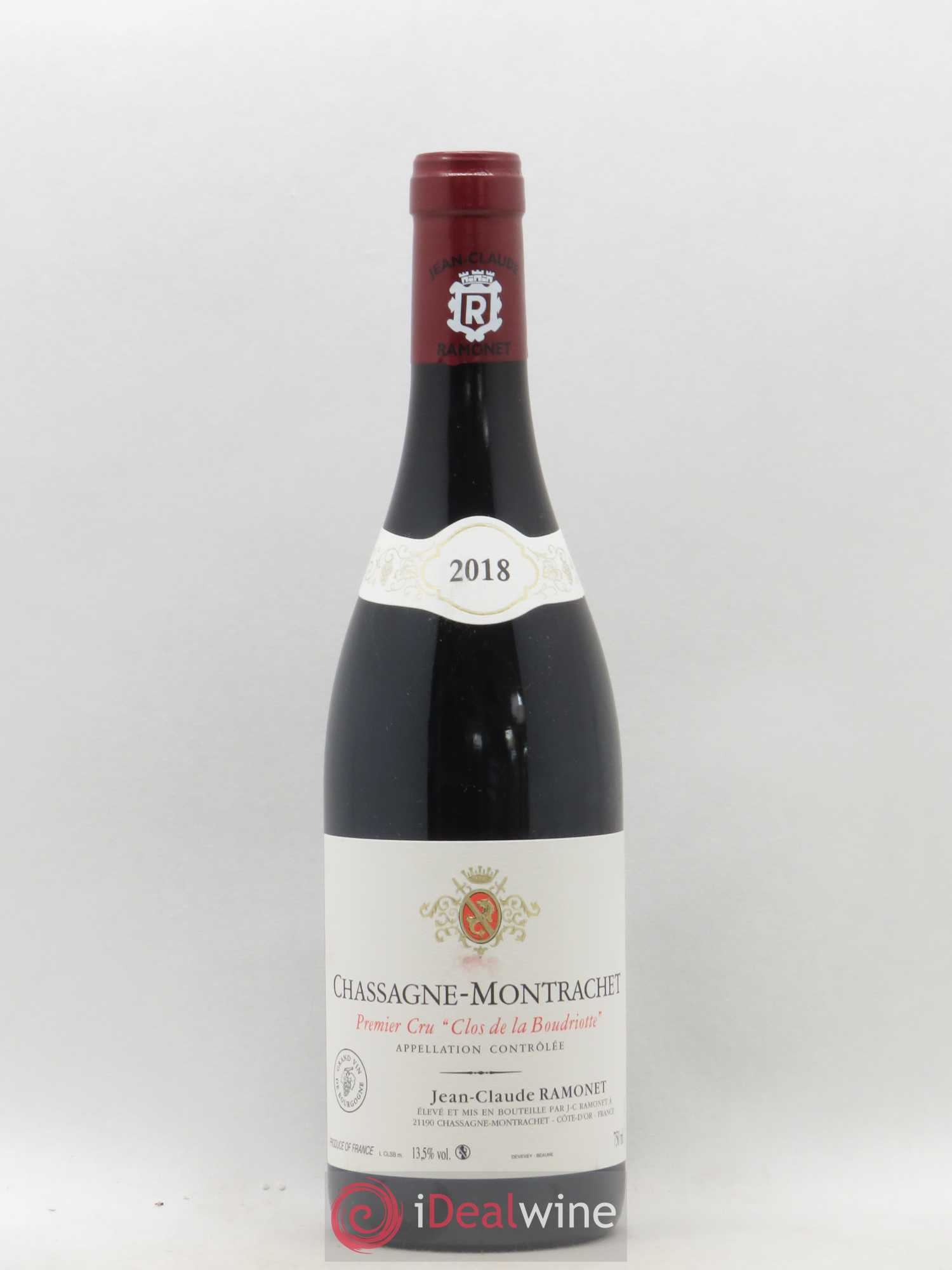 Chassagne-Montrachet 1er Cru Clos de la Boudriotte Ramonet (Domaine) 2018 - Lot de 1 bouteille - 0