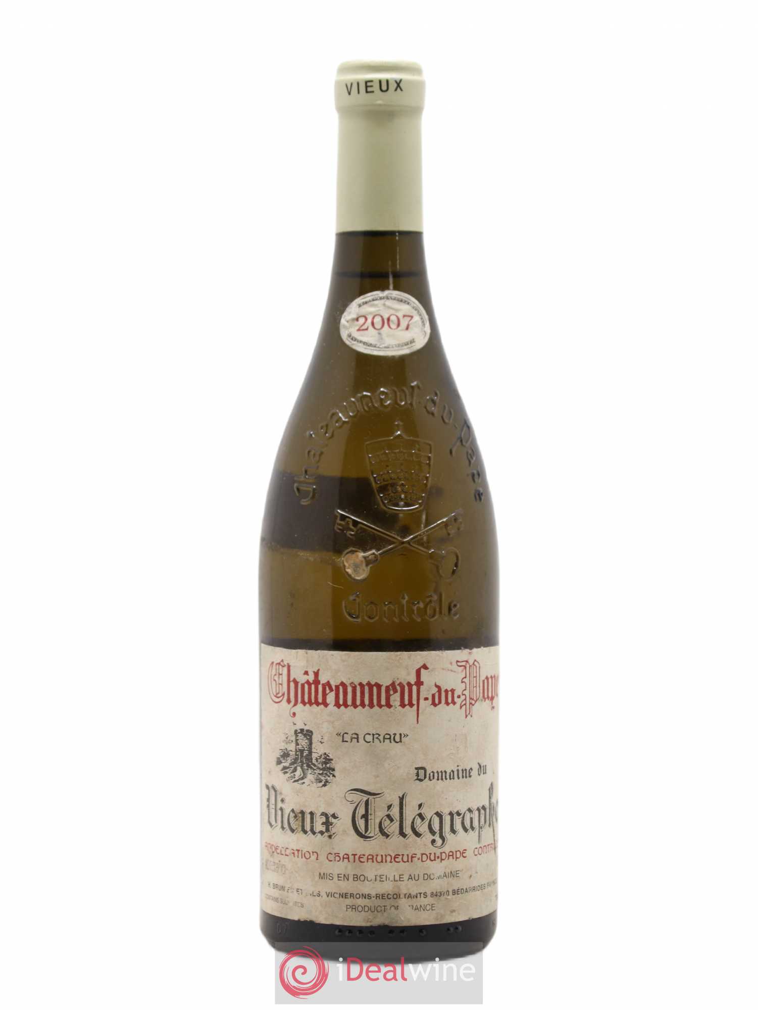 Châteauneuf-du-Pape Vieux Télégraphe (Domaine du) Vignobles Brunier (sans prix de réserve) 2007 - Lot de 1 bouteille - 0