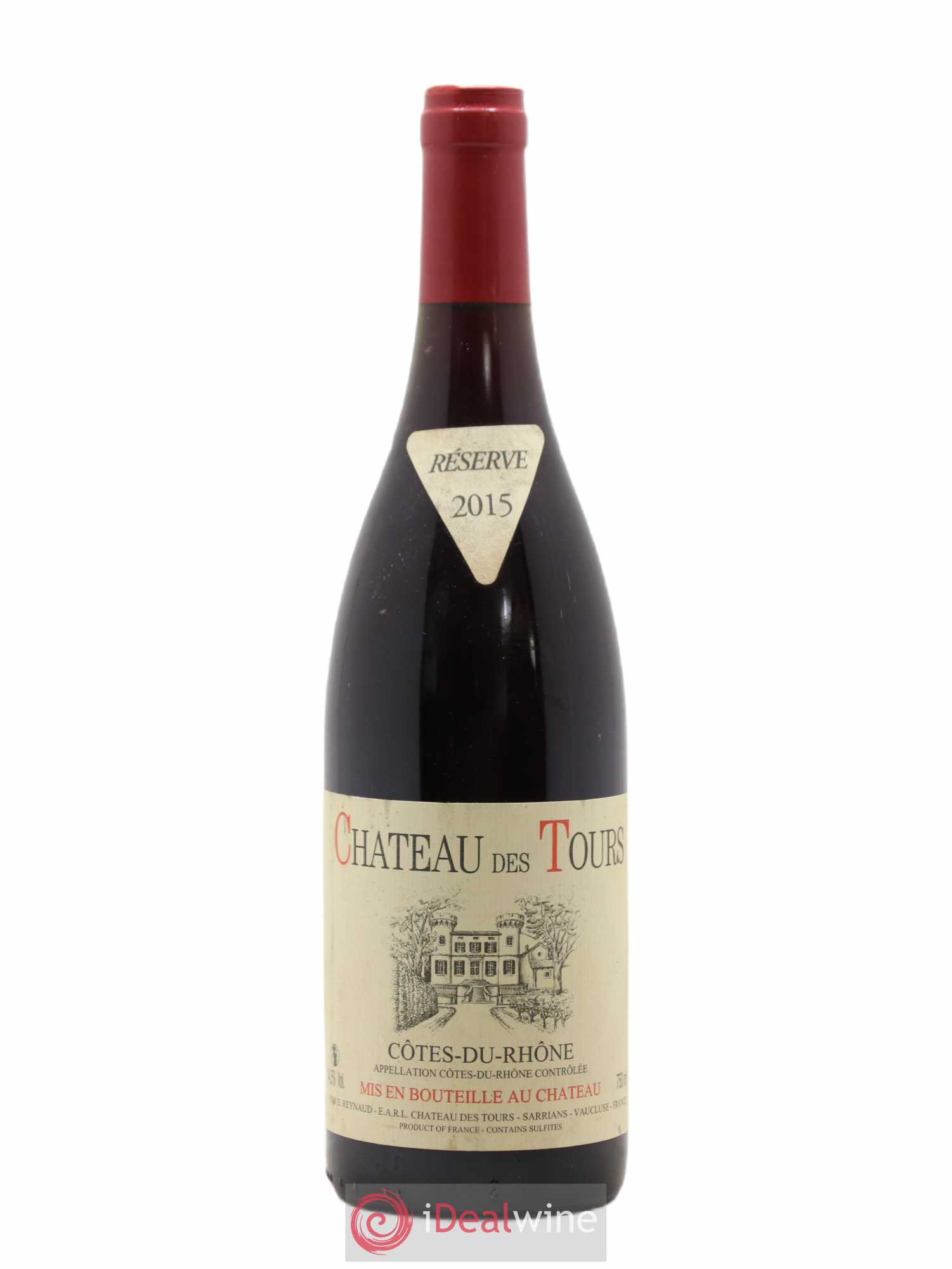Côtes-du-Rhône Château des Tours Emmanuel Reynaud 2015 - Lot de 1 bouteille - 0