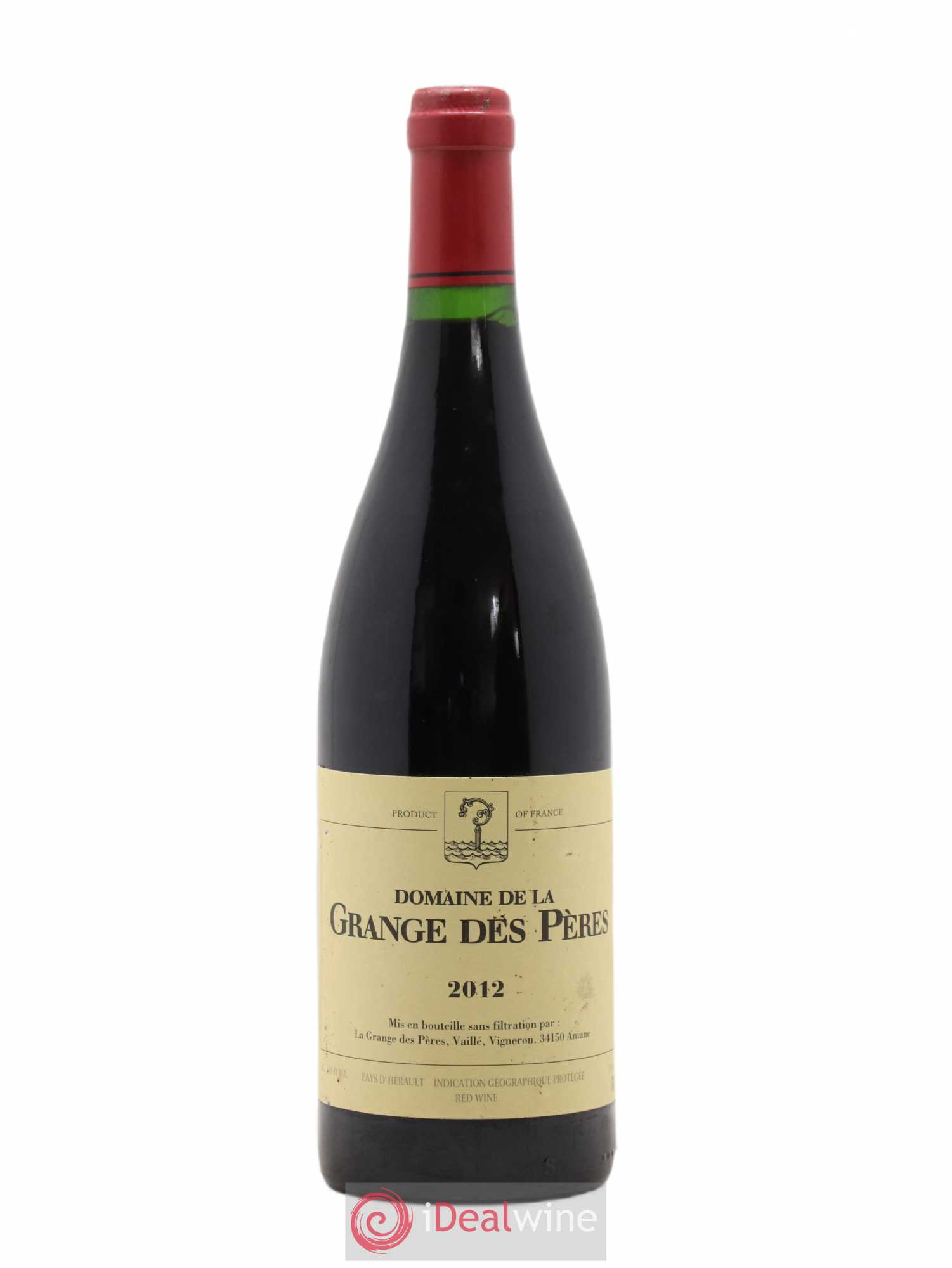 Pays d'Hérault Grange des Pères Laurent Vaillé 2012 - Lot de 1 bouteille - 0