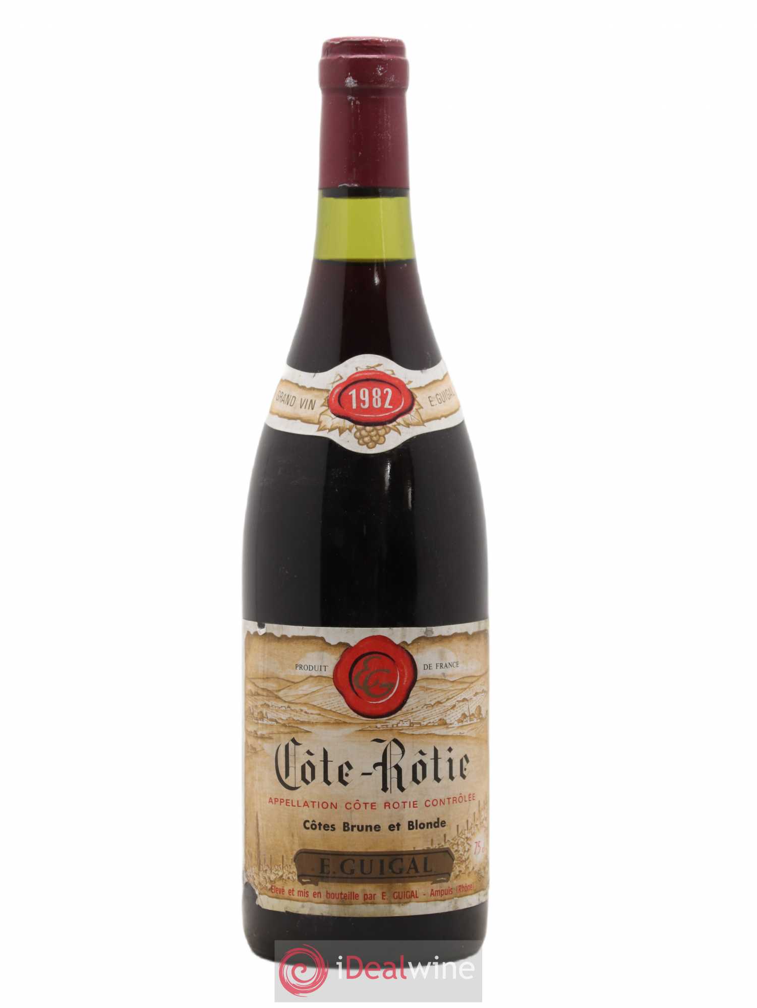 Côte-Rôtie Côtes Brune et Blonde Guigal 1982 - Lot de 1 bouteille - 0