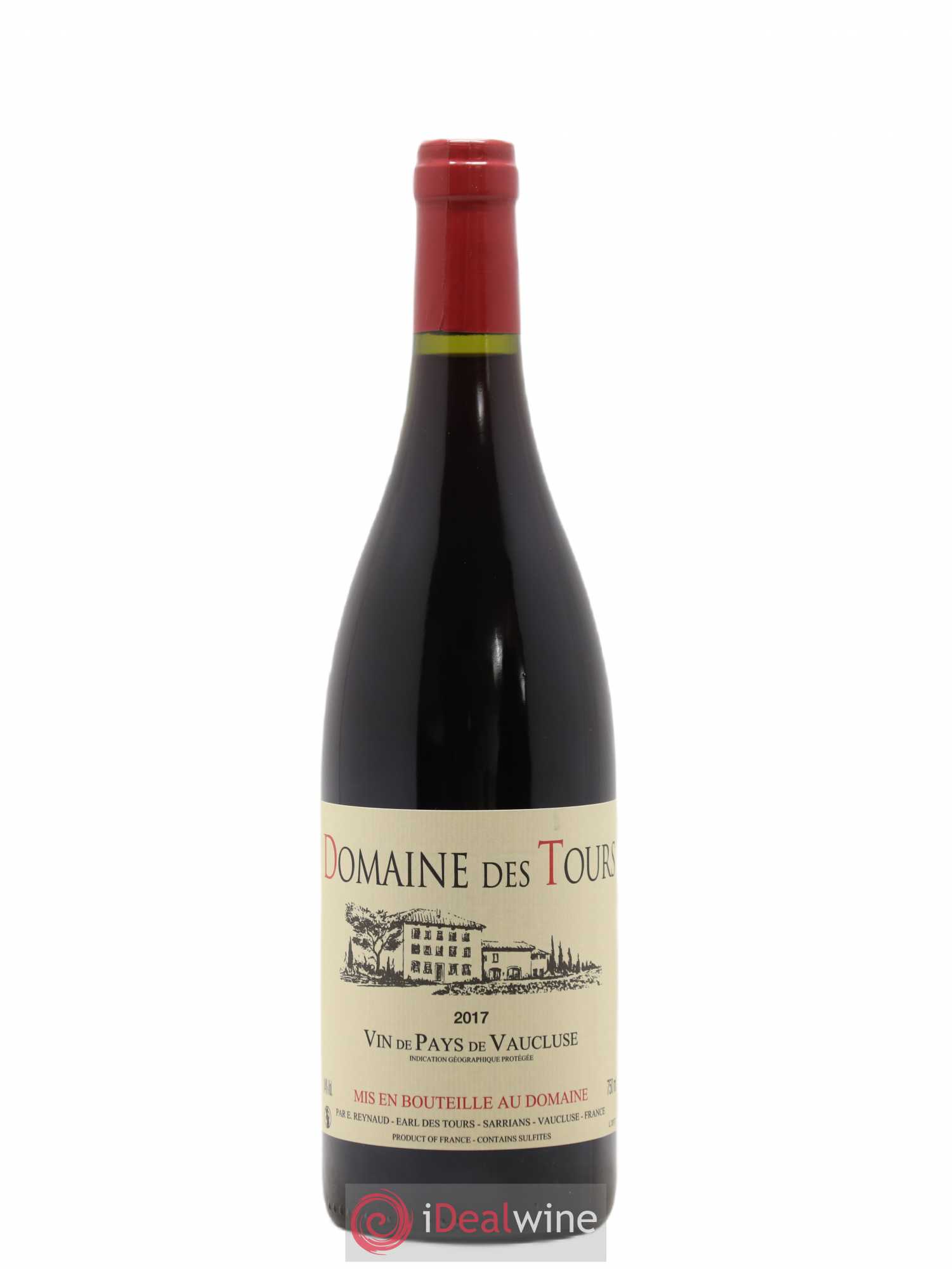 Vaucluse (Vin de Pays de Vaucluse) Domaine des Tours Emmanuel Reynaud 2017 - Lot de 1 bouteille - 0