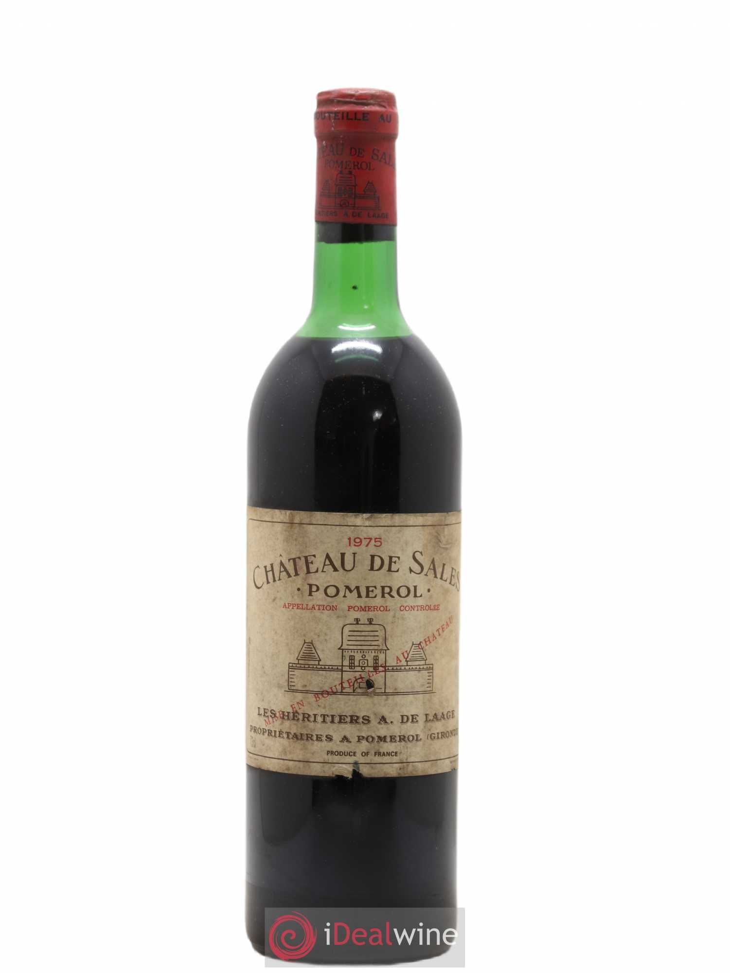 Château de Sales 1975 - Lot de 1 bouteille - 0
