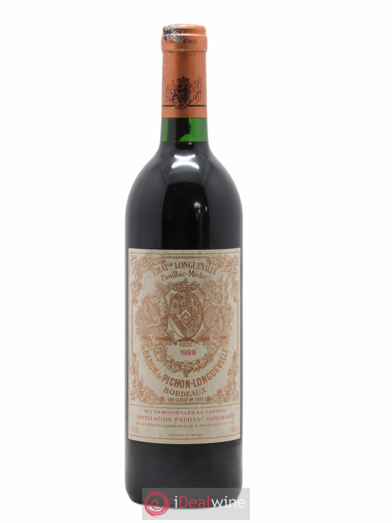 Pichon Longueville Baron 2ème Grand Cru Classé 1989 - Lot de 1 bouteille - 0