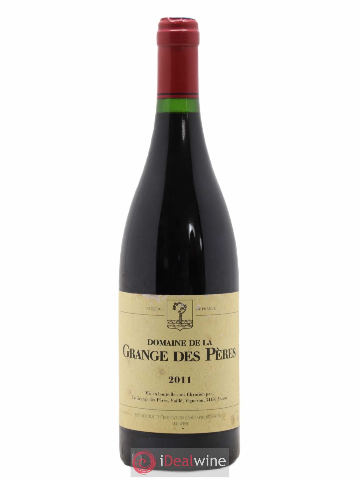 Pays d'Hérault Grange des Pères Laurent Vaillé 2011 - Lot de 1 bouteille - 0