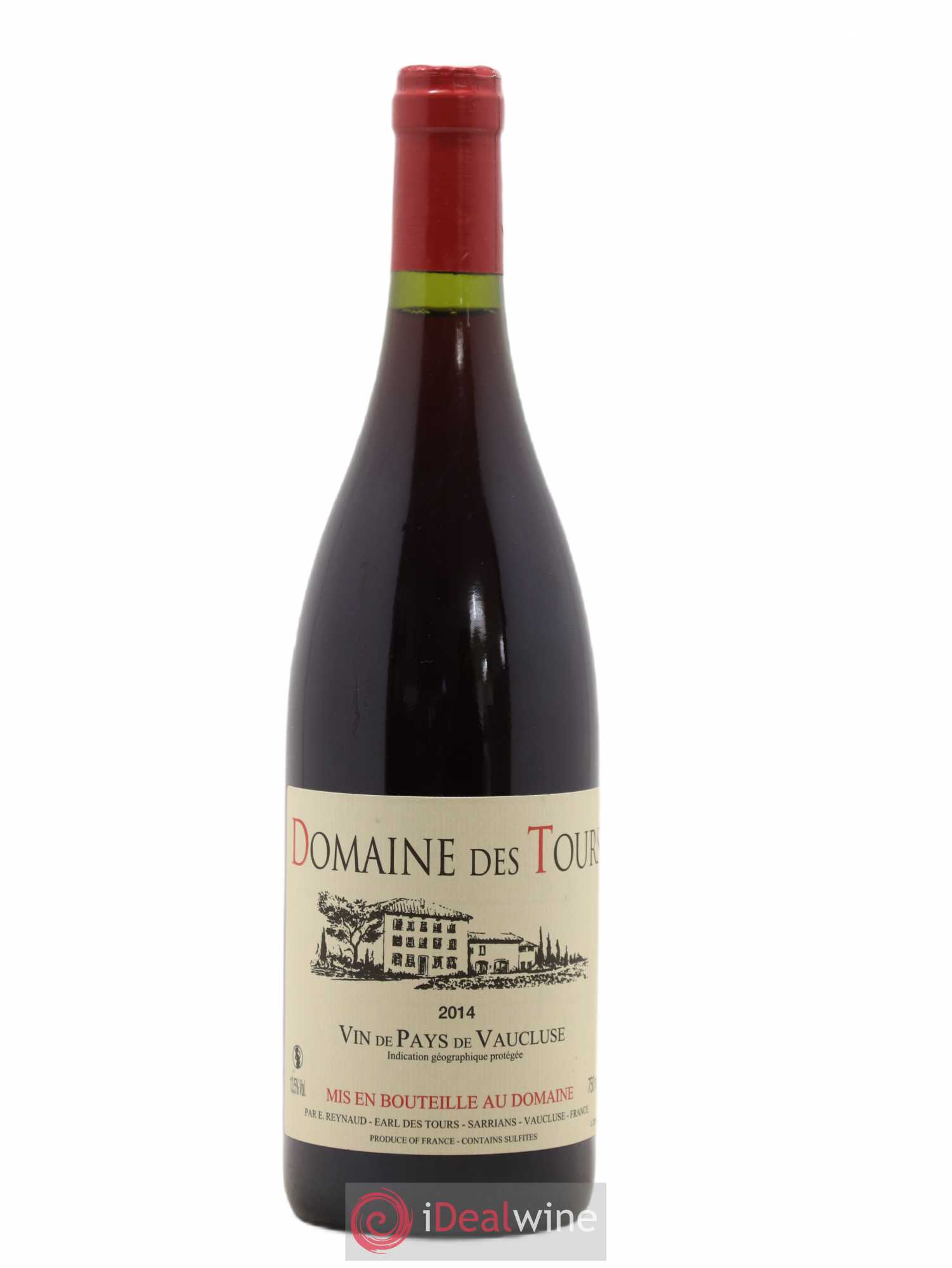 Vaucluse (Vin de Pays de Vaucluse) Domaine des Tours Emmanuel Reynaud 2014 - Lot de 1 bouteille - 0