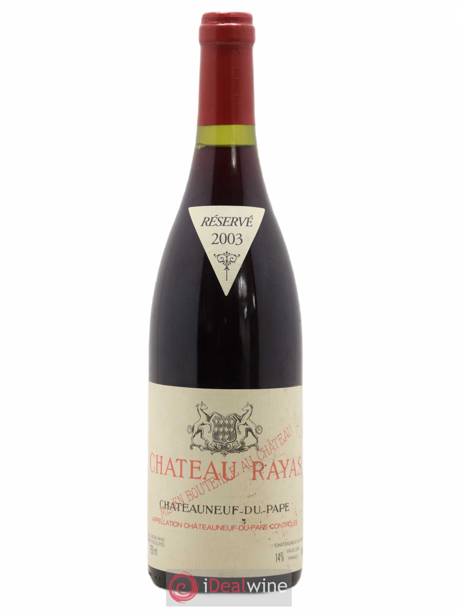 Châteauneuf-du-Pape Château Rayas Emmanuel Reynaud 2003 - Lot de 1 bouteille - 0