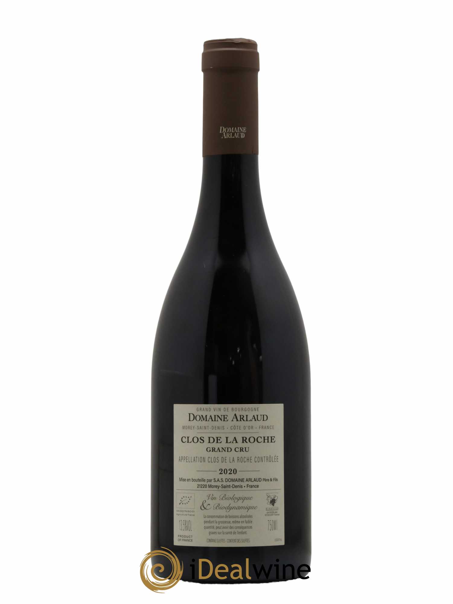 Clos de la Roche Grand Cru Arlaud 2020 - Lot de 1 bouteille - 1