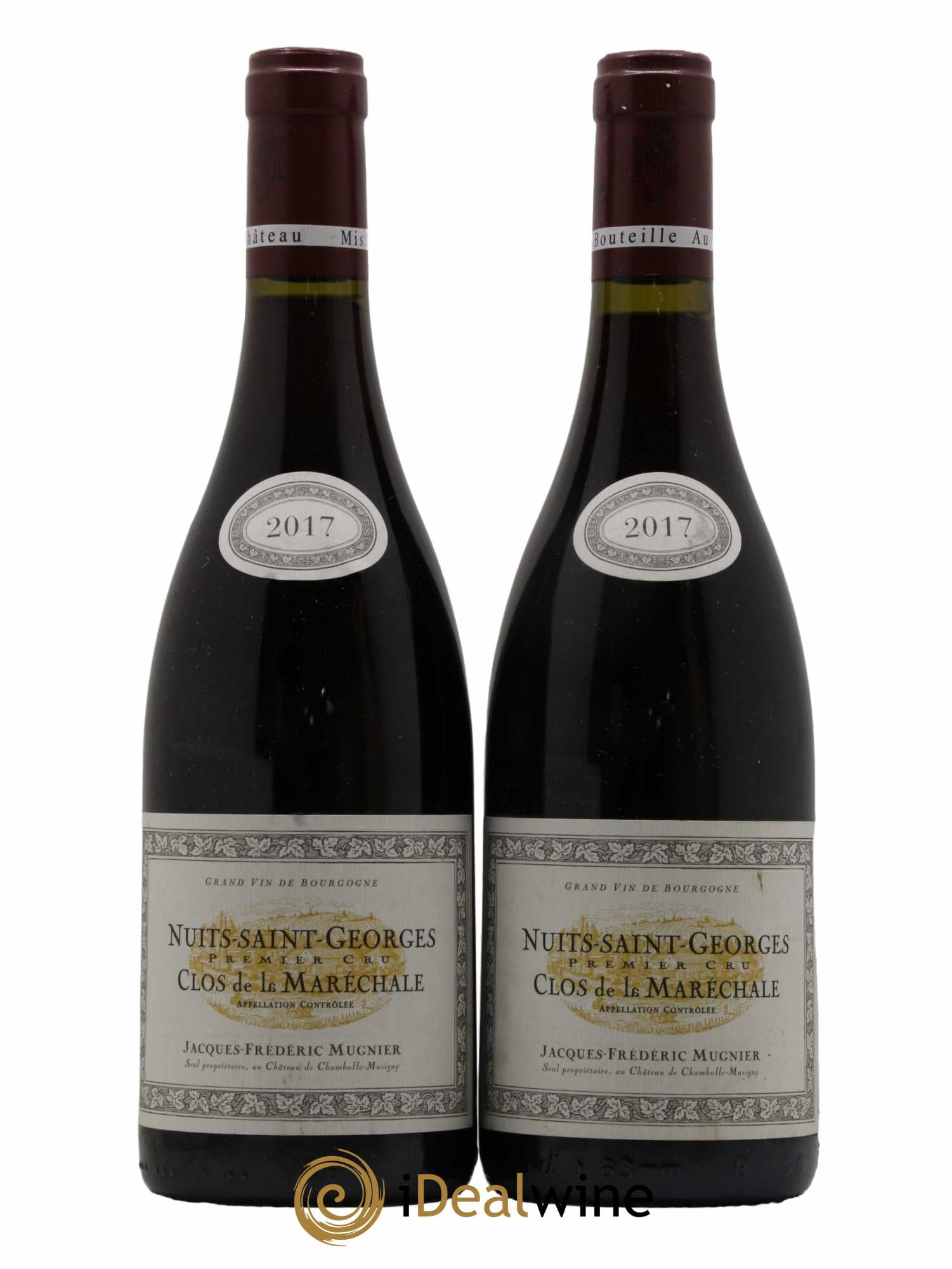 Nuits-Saint-Georges 1er Cru Clos de La Maréchale Jacques-Frédéric Mugnier 2017 - Lot of 2 bottles - 0