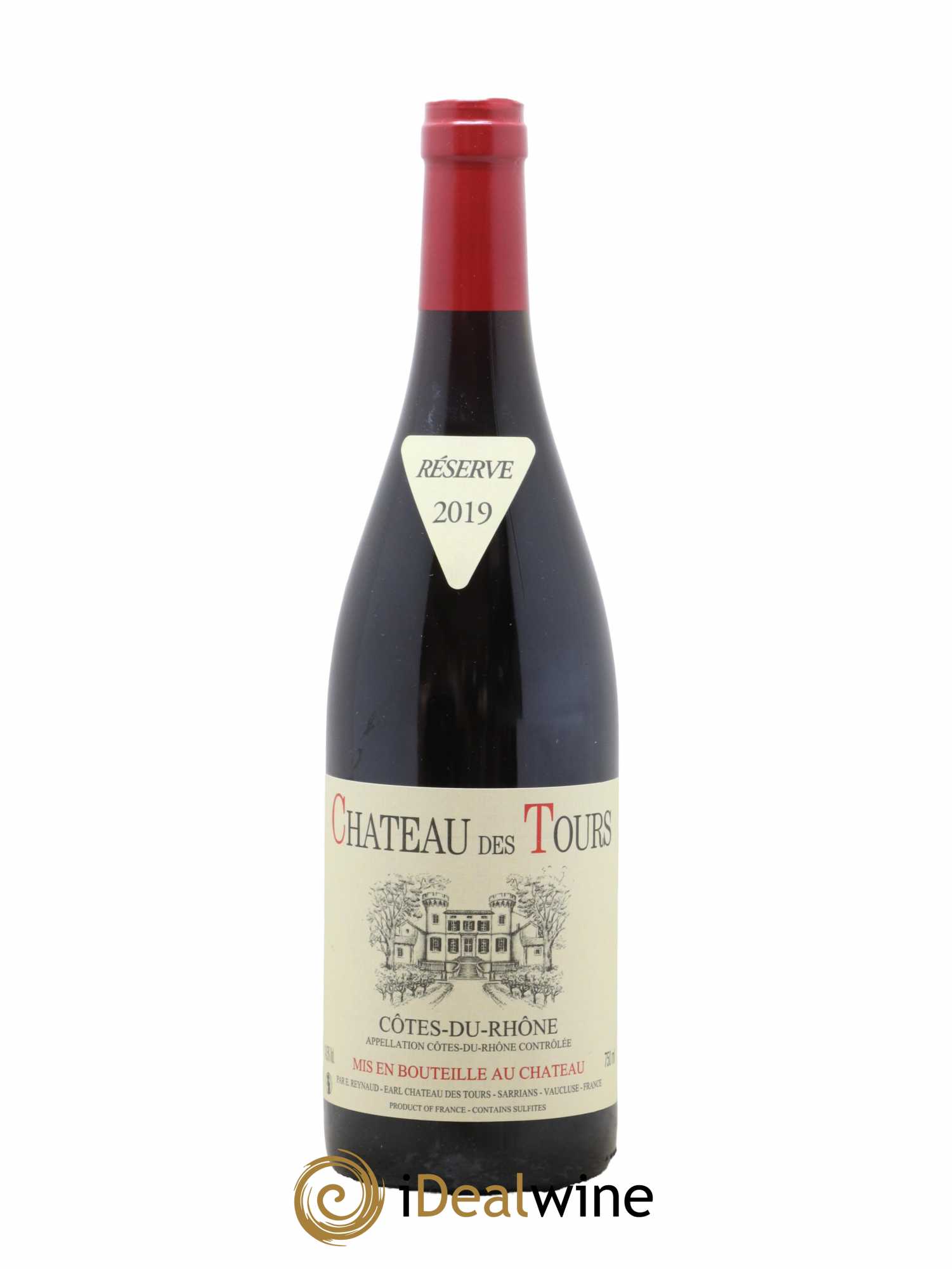 Côtes-du-Rhône Château des Tours Emmanuel Reynaud 2019 - Lot de 1 bouteille - 0