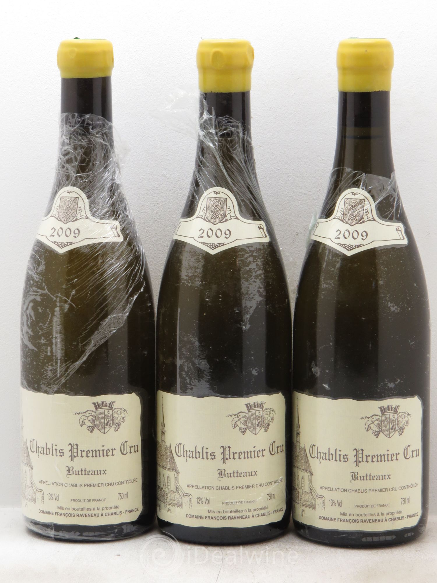 Chablis 1er Cru Butteaux Raveneau (Domaine) 2009 - Lot de 3 bouteilles - 0