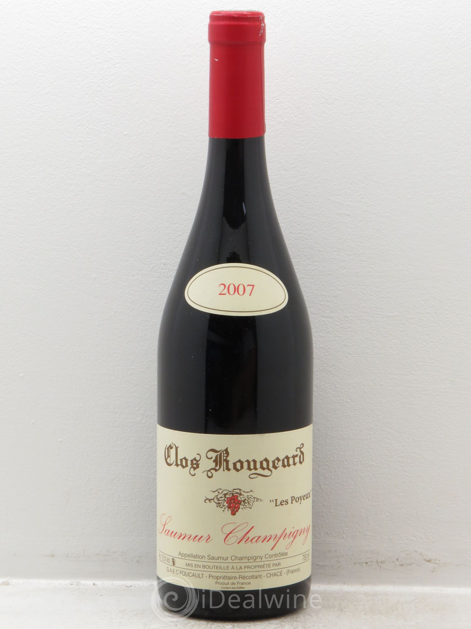 Saumur-Champigny Les Poyeux Clos Rougeard 2007 - Lot de 1 bouteille - 0