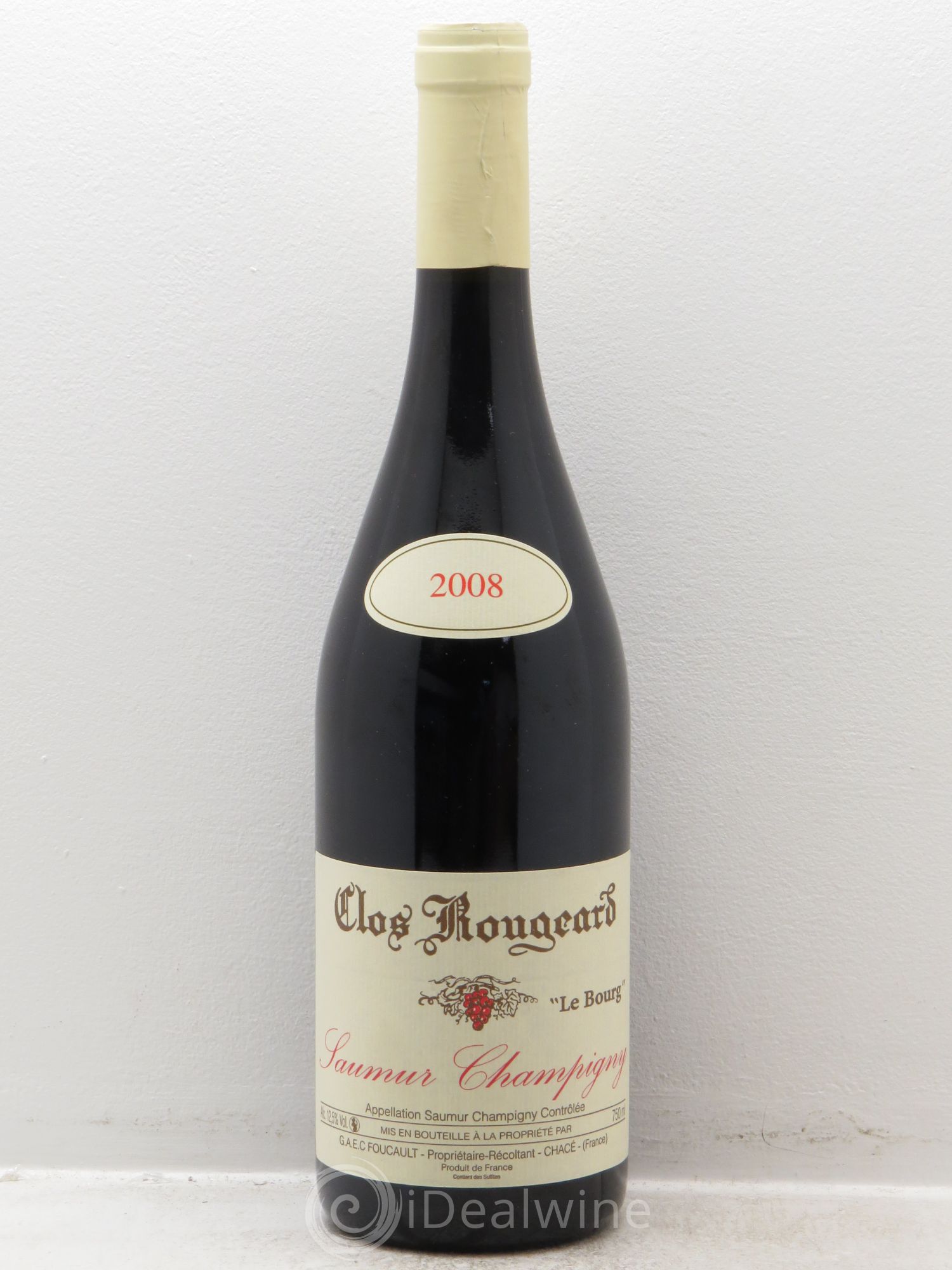 Saumur-Champigny Le Bourg Clos Rougeard 2008 - Lot de 1 bouteille - 0