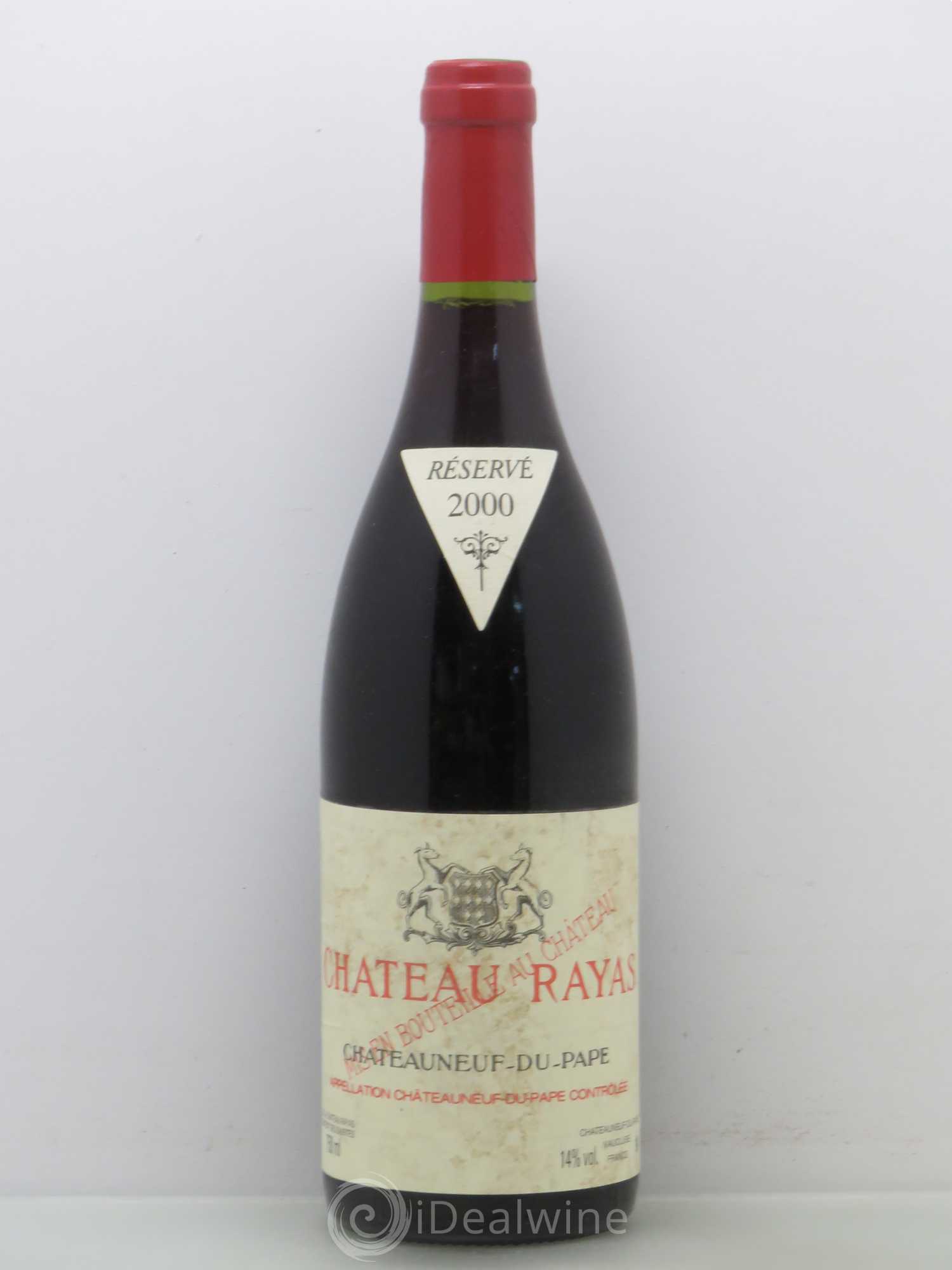 Châteauneuf-du-Pape Château Rayas Emmanuel Reynaud 2000 - Lot de 1 bouteille - 0