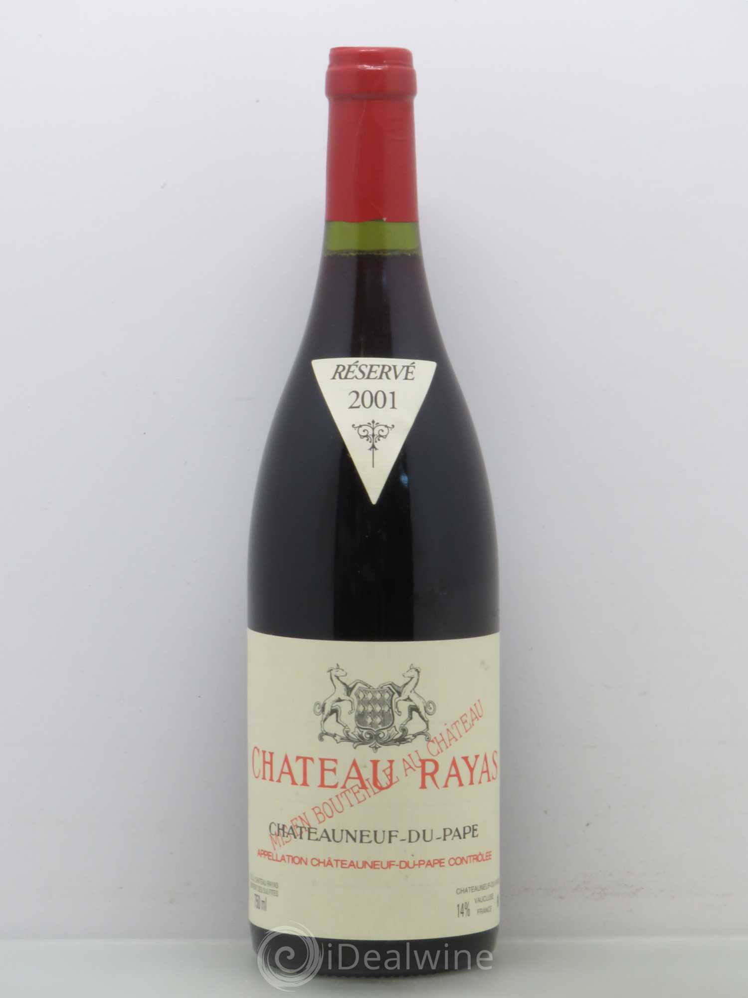Châteauneuf-du-Pape Château Rayas Emmanuel Reynaud 2001 - Lot de 1 bouteille - 0
