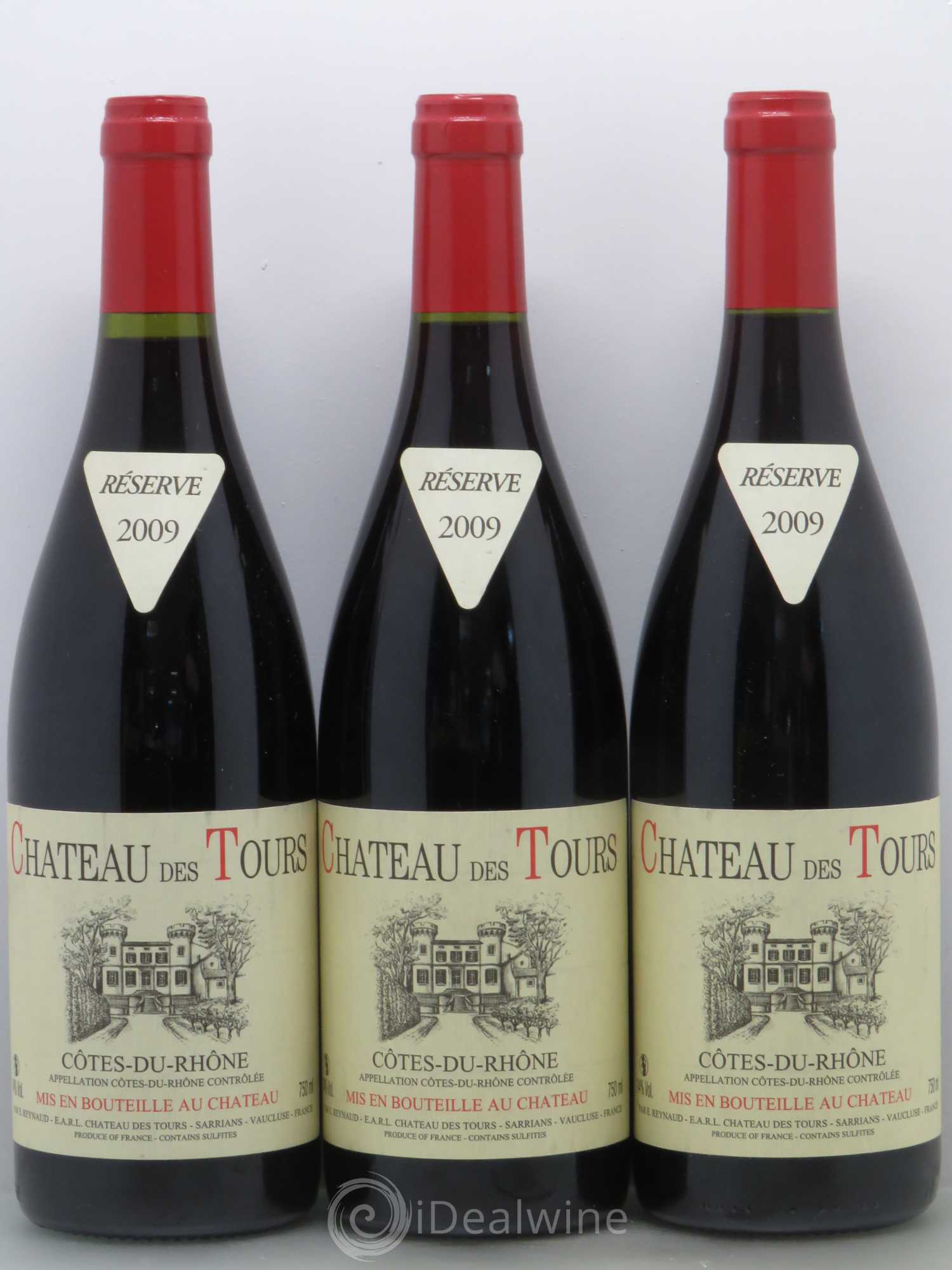 Côtes-du-Rhône Château des Tours Emmanuel Reynaud 2009 - Lot de 6 bouteilles - 2