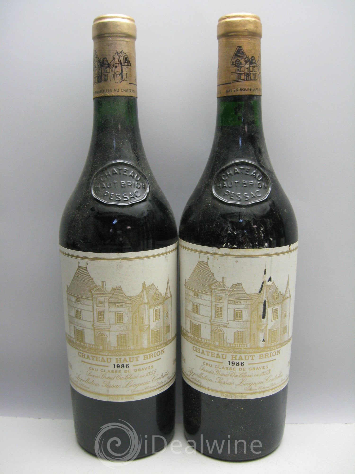 Château Haut Brion 1er Grand Cru Classé 1986 - Lot de 6 bouteilles - 0