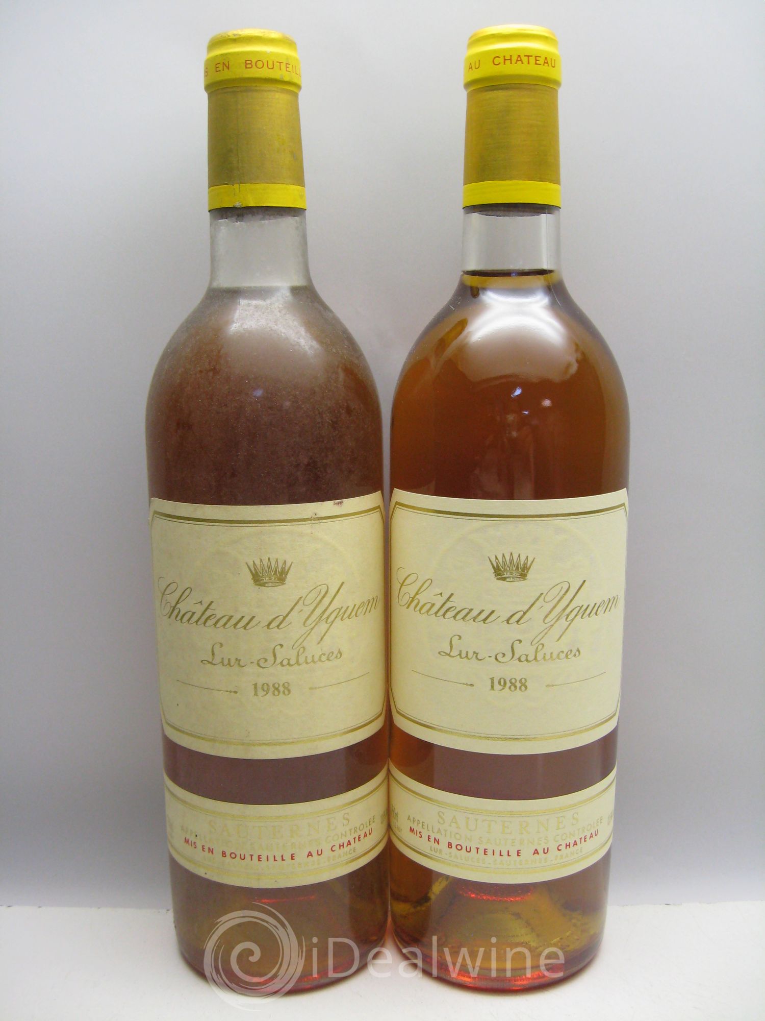 Château d' Yquem 1er Cru Classé Supérieur (CB sans couvercle) 1988 - Lotto di 12 bottiglie - 5