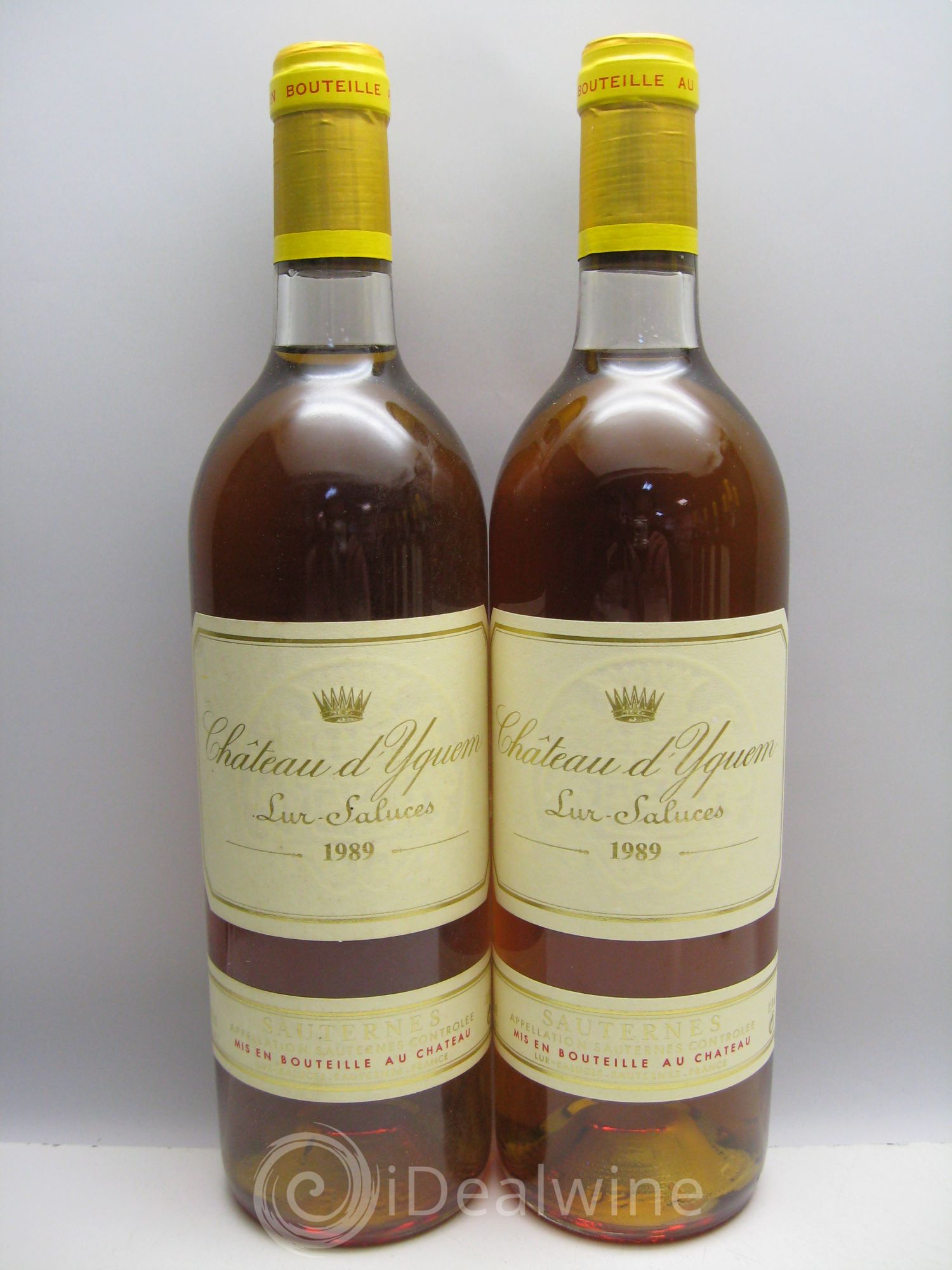 Château d' Yquem 1er Cru Classé Supérieur (CB sans couvercle marquée de feutre)  1989 - Lotto di 12 bottiglie - 2