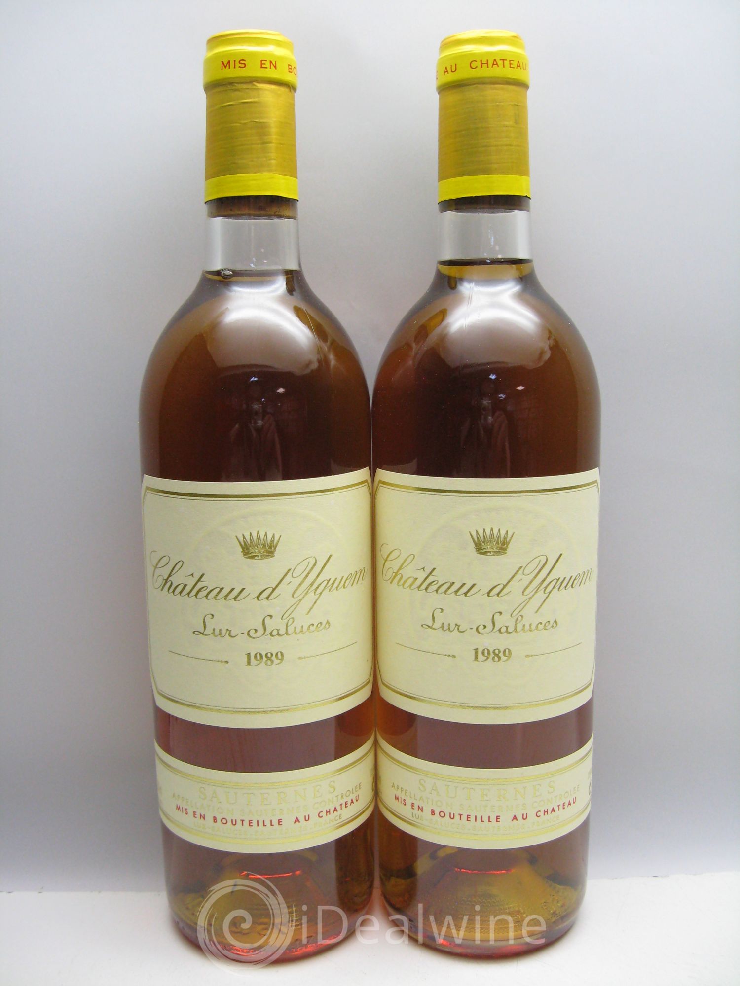 Château d' Yquem 1er Cru Classé Supérieur (CB sans couvercle marquée de feutre)  1989 - Lotto di 12 bottiglie - 5
