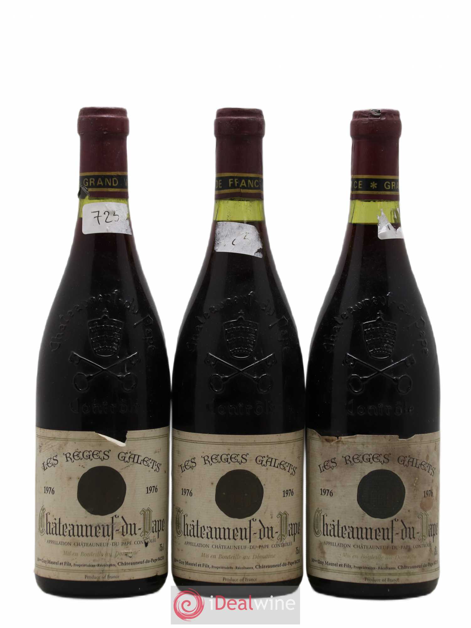 Châteauneuf-du-Pape 1976 - Posten von 3 Flaschen - 0