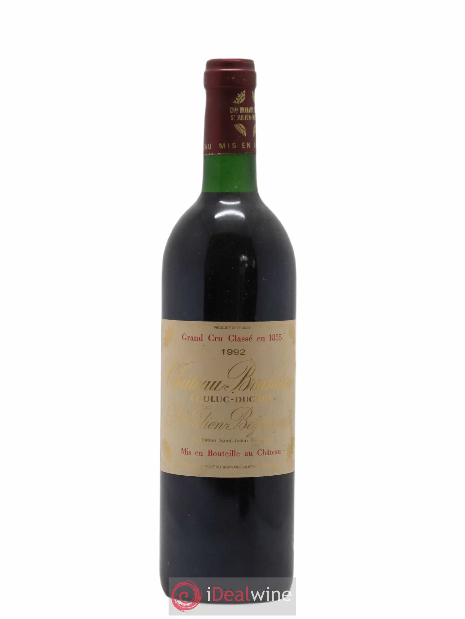 Château Branaire Ducru 4ème Grand Cru Classé 1992 - Lotto di 1 bottiglia - 0