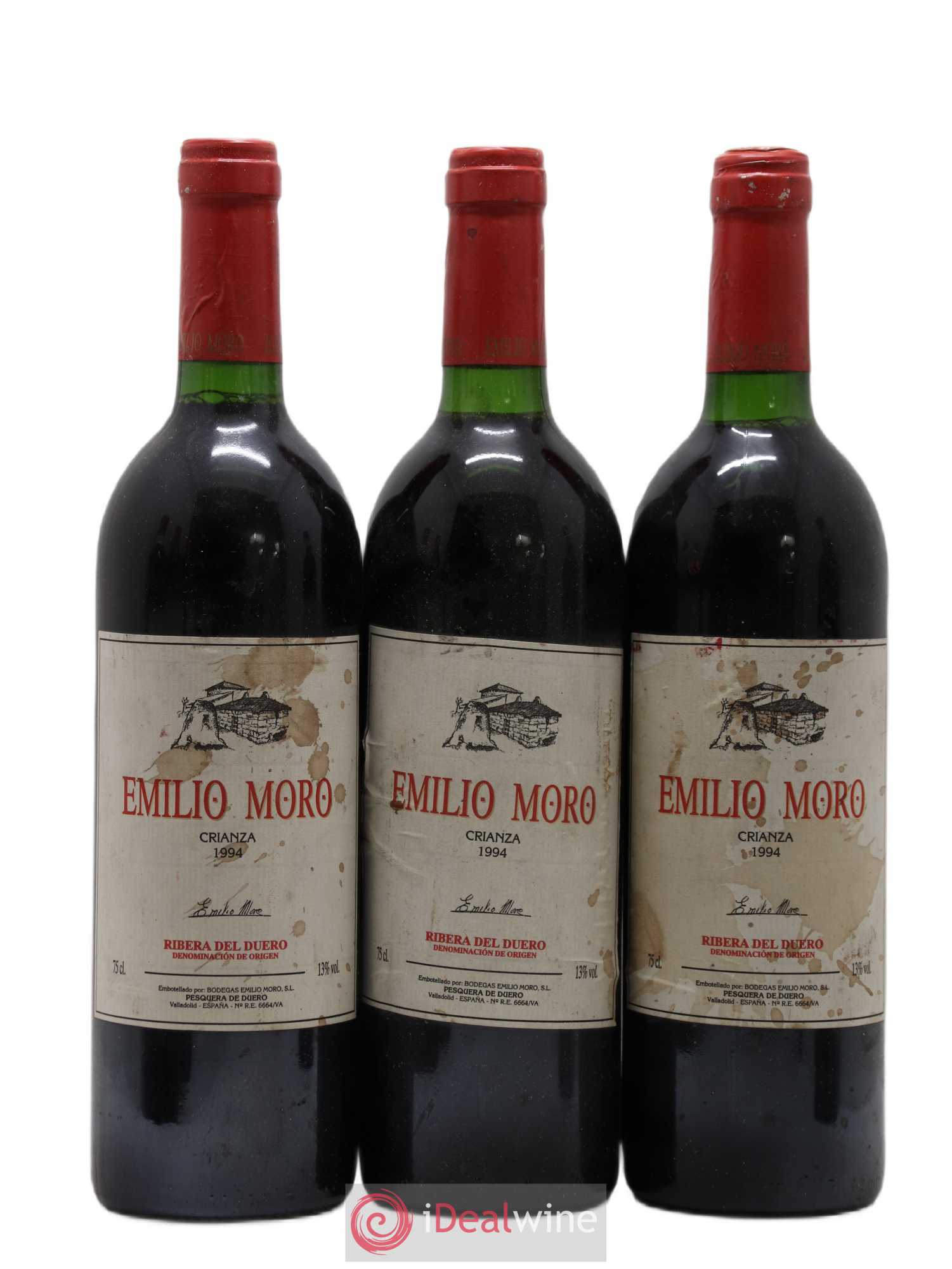 Ribera Del Duero DO Emilio Moro 1994 - Posten von 3 Flaschen - 0