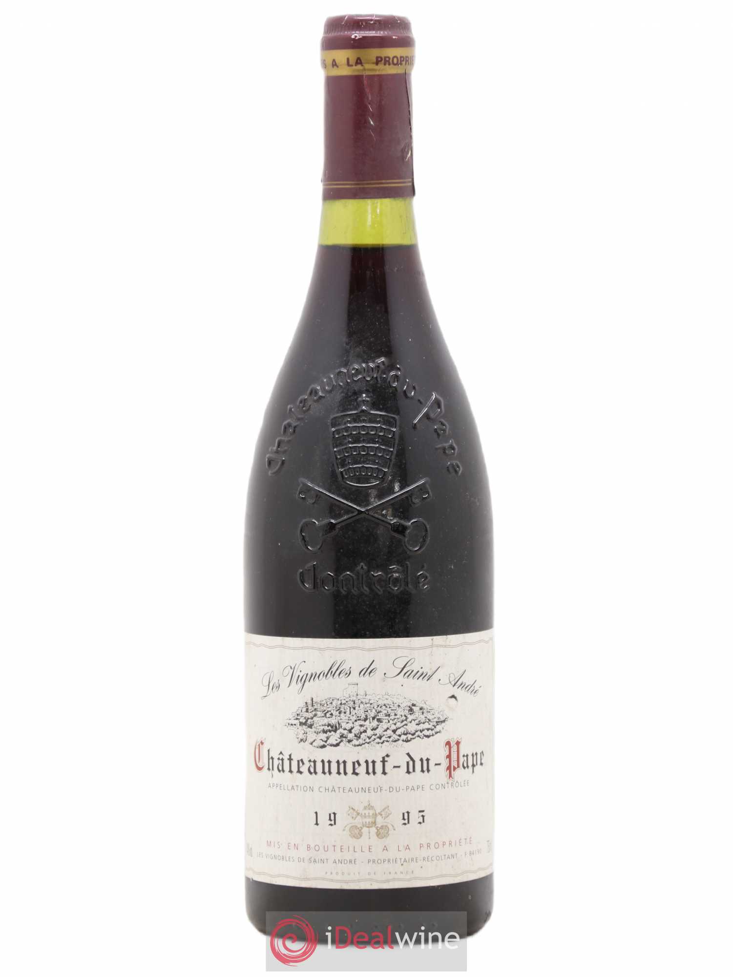 Châteauneuf-du-Pape Les Vignobles de Saint André 1995 - Posten von 1 Flasche - 0