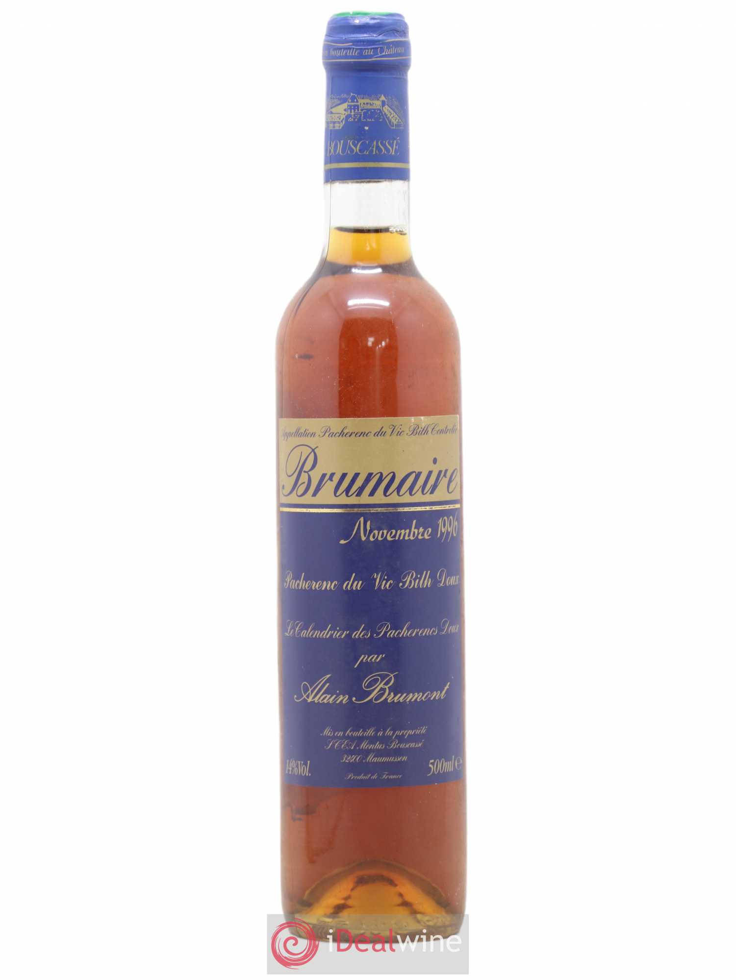 Pacherenc du Vic-Bilh Brumaire Alain Brumont 50cl 1996 - Lotto di 1 bottiglia - 0