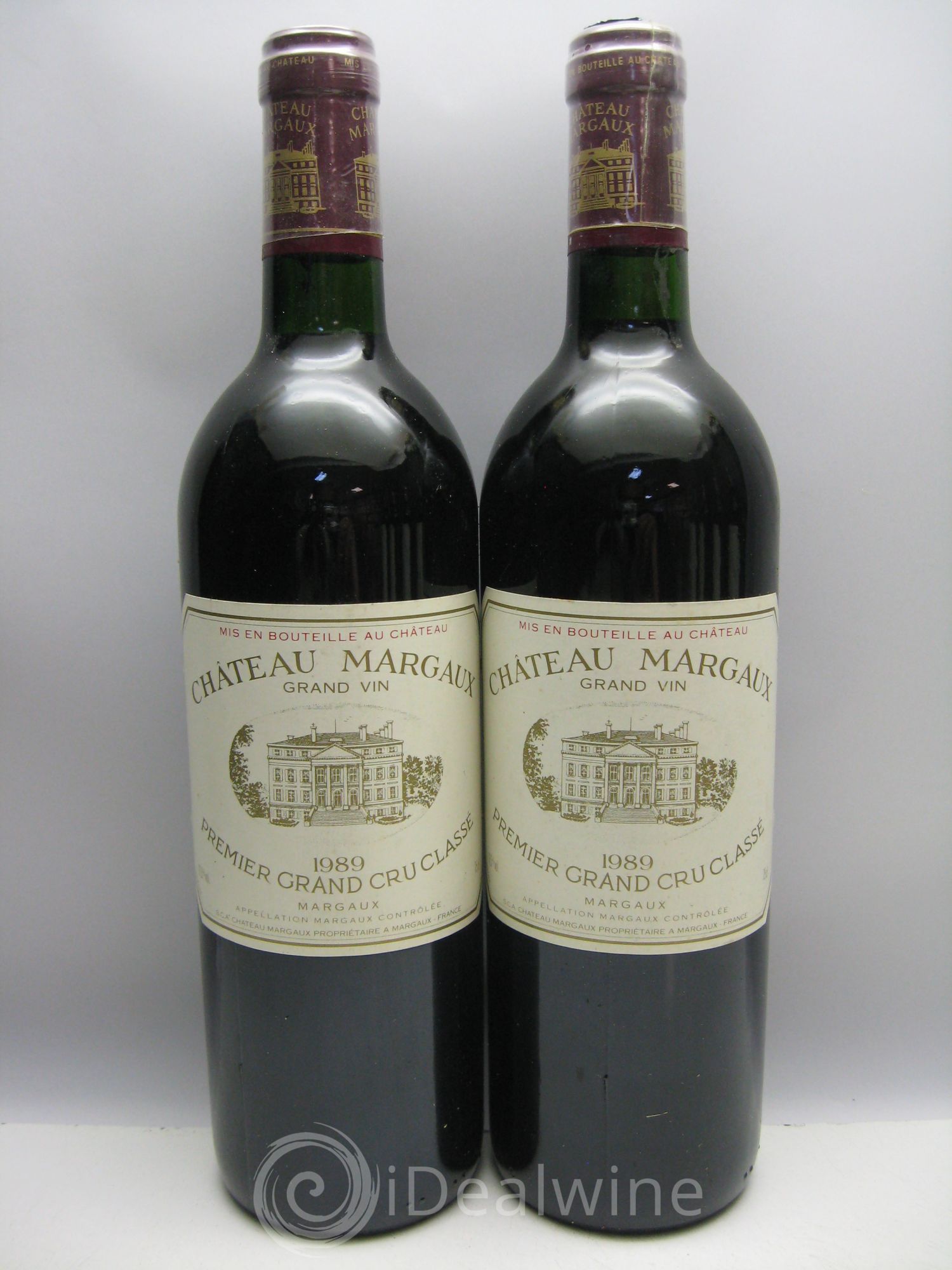 Château Margaux 1er Grand Cru Classé 1989 - Lot de 6 bouteilles - 0