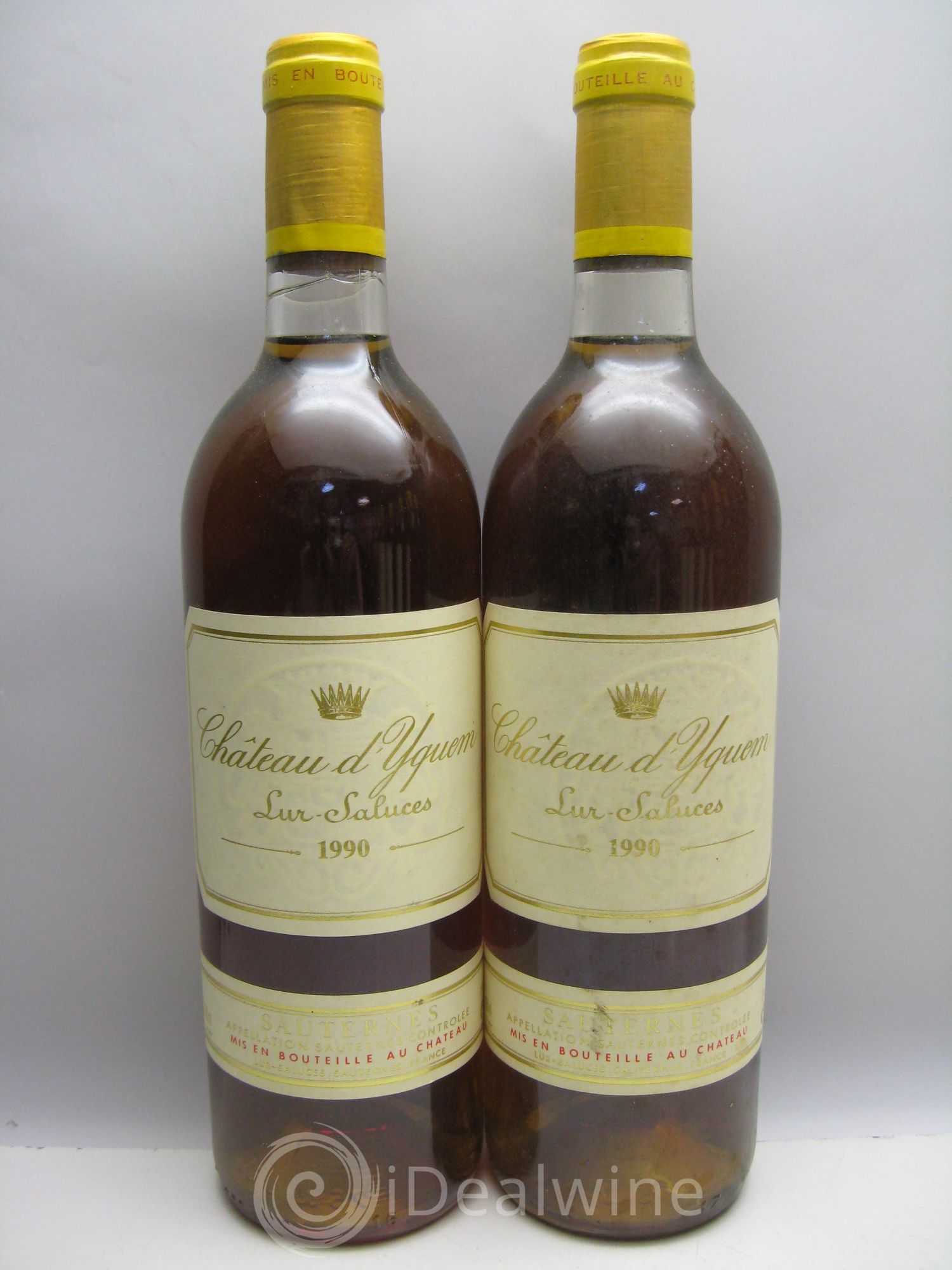Château d' Yquem 1er Cru Classé Supérieur 1990 - Lotto di 12 bottiglie - 1
