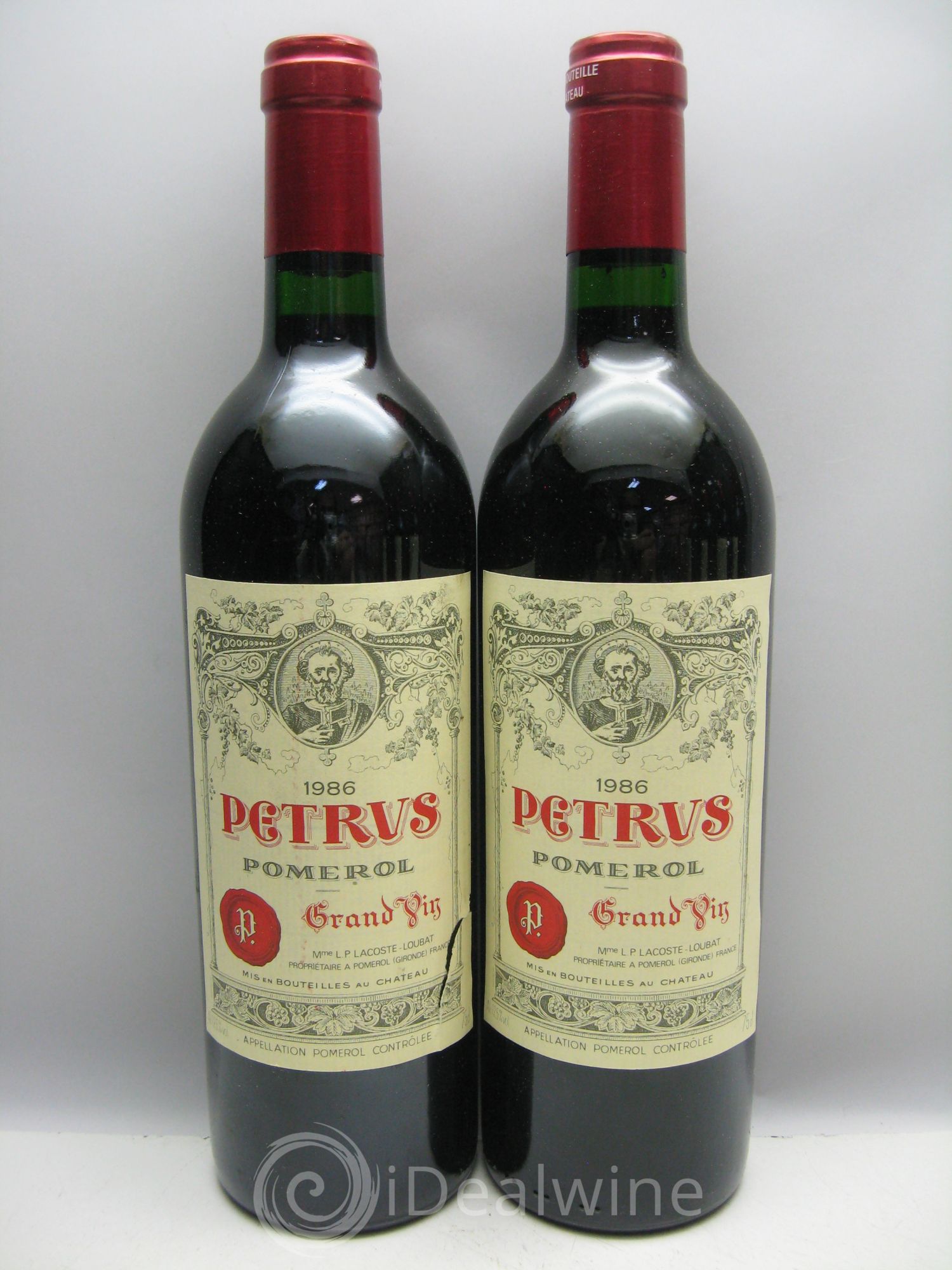 Petrus 1986 - Lot de 6 bouteilles - 0