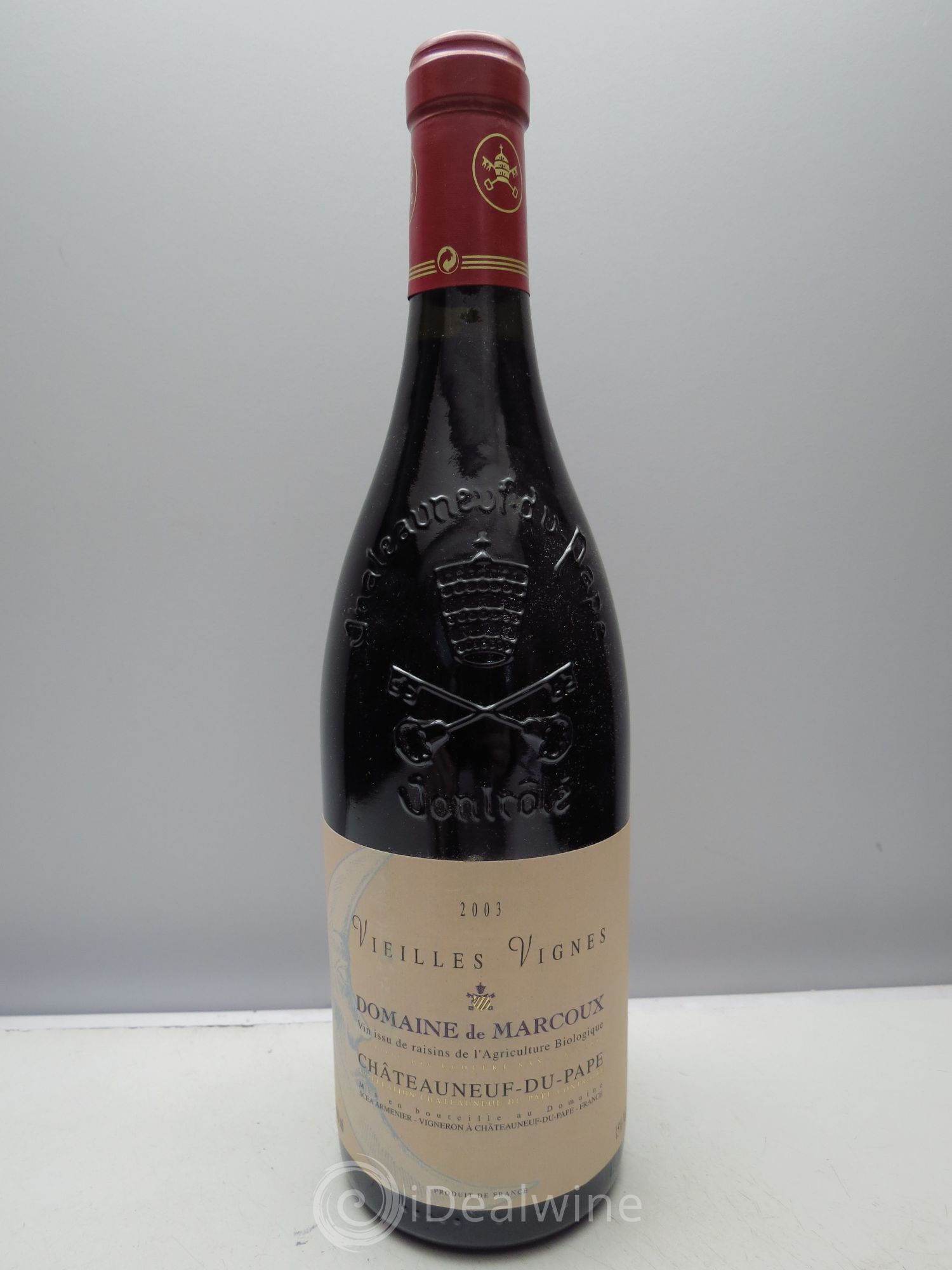 Châteauneuf-du-Pape Vieilles Vignes Marcoux (Domaine de) 2003 - Lot de 1 bouteille - 0