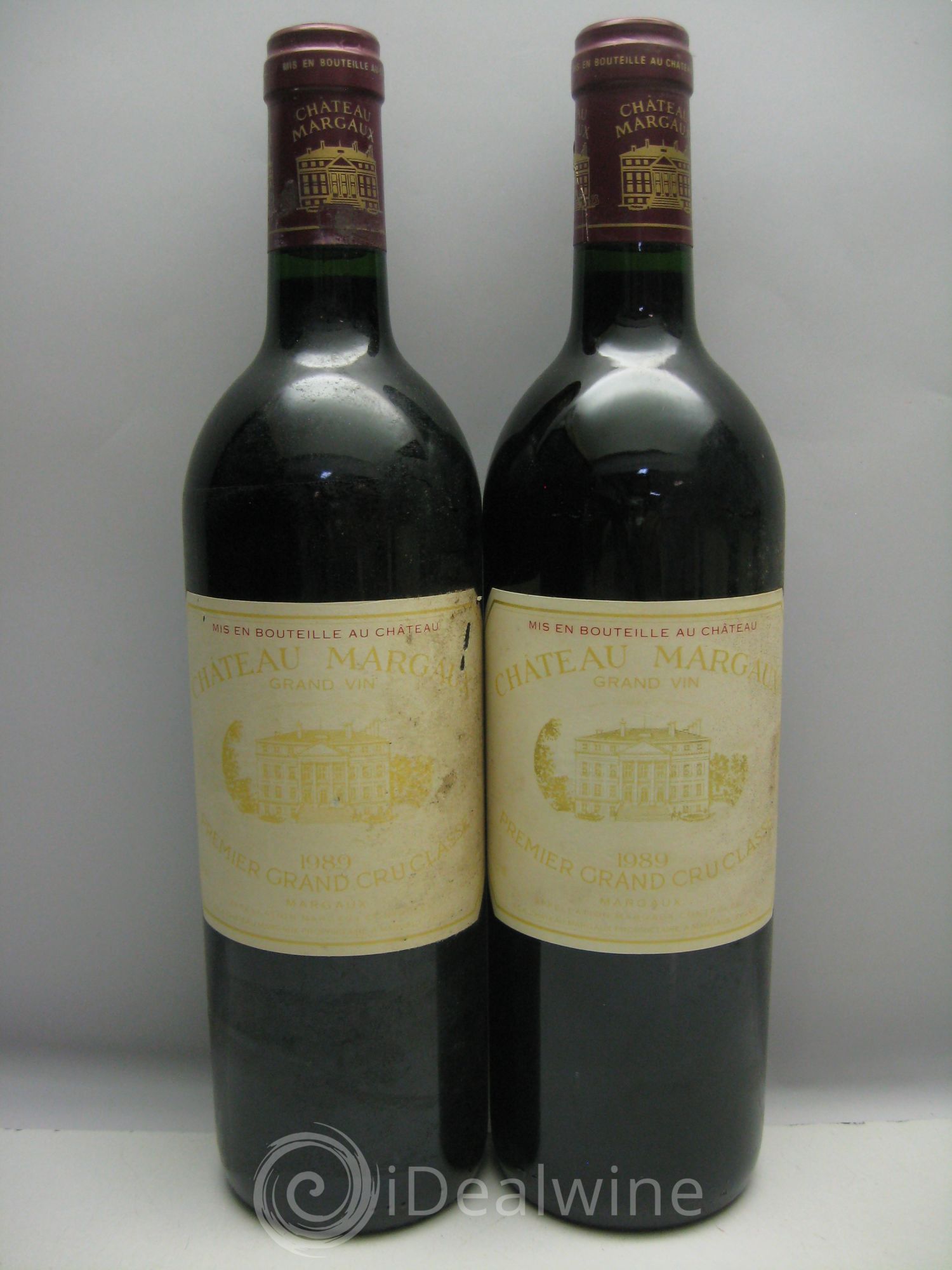 Château Margaux 1er Grand Cru Classé 1989 - Lot de 12 bouteilles - 1