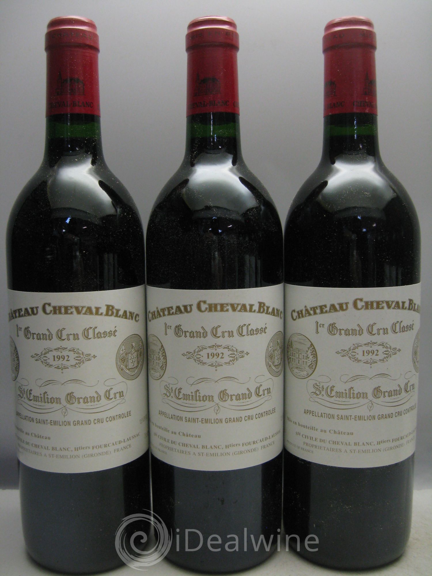 Château Cheval Blanc 1er Grand Cru Classé A 1992 - Lot de 12 bouteilles - 0