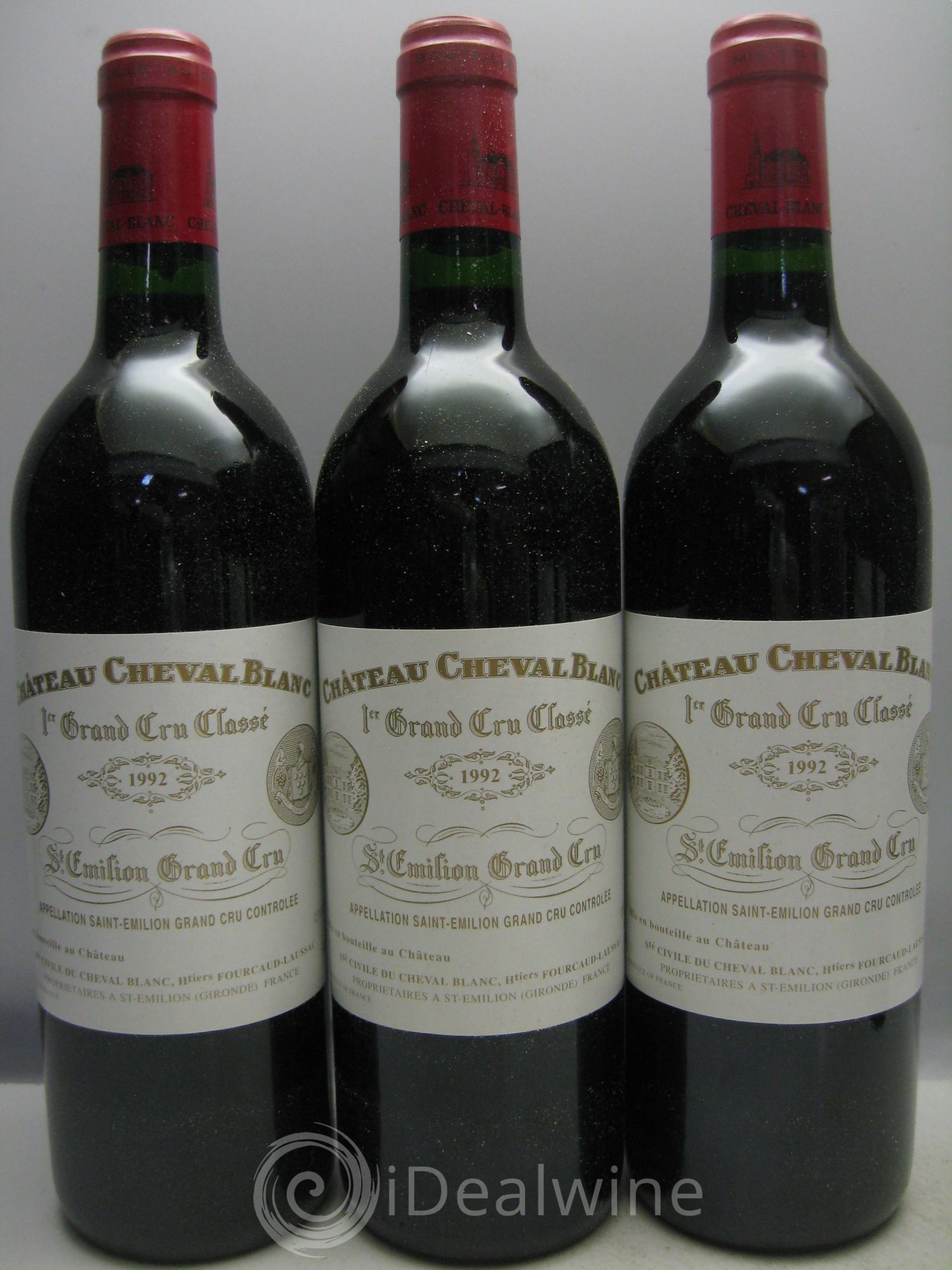 Château Cheval Blanc 1er Grand Cru Classé A 1992 - Lot de 12 bouteilles - 1