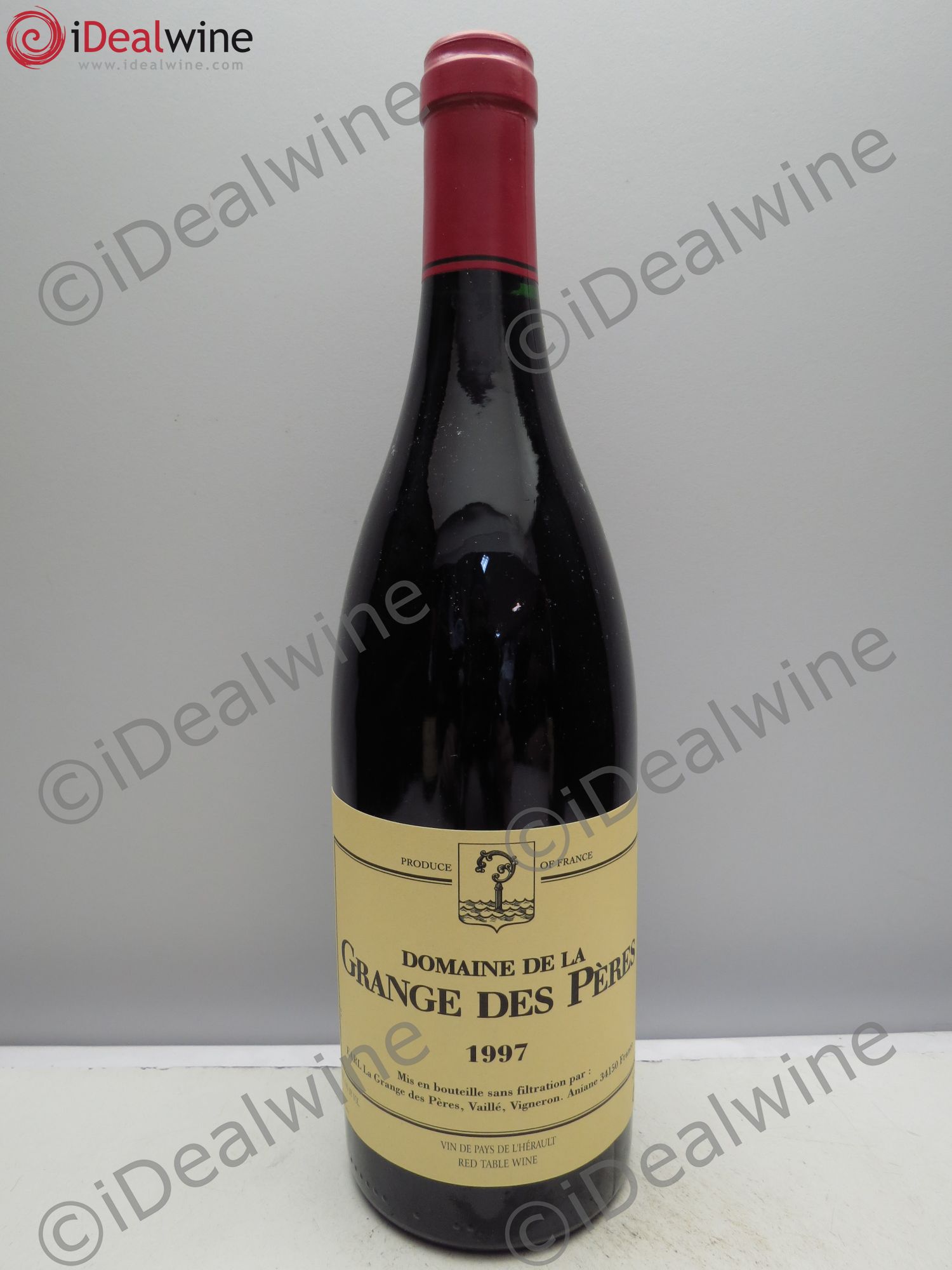 Pays d'Hérault Grange des Pères Laurent Vaillé 1997 - Lot de 1 bouteille - 0