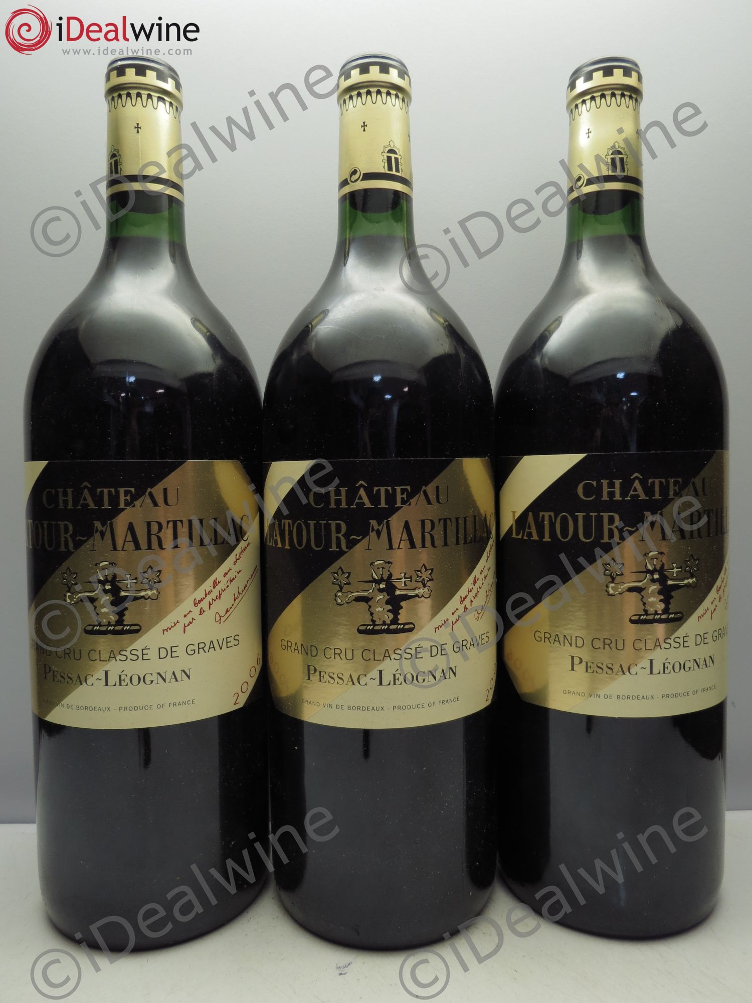 Château Latour-Martillac Cru Classé de Graves 2006 - Lot de 3 magnums - 0
