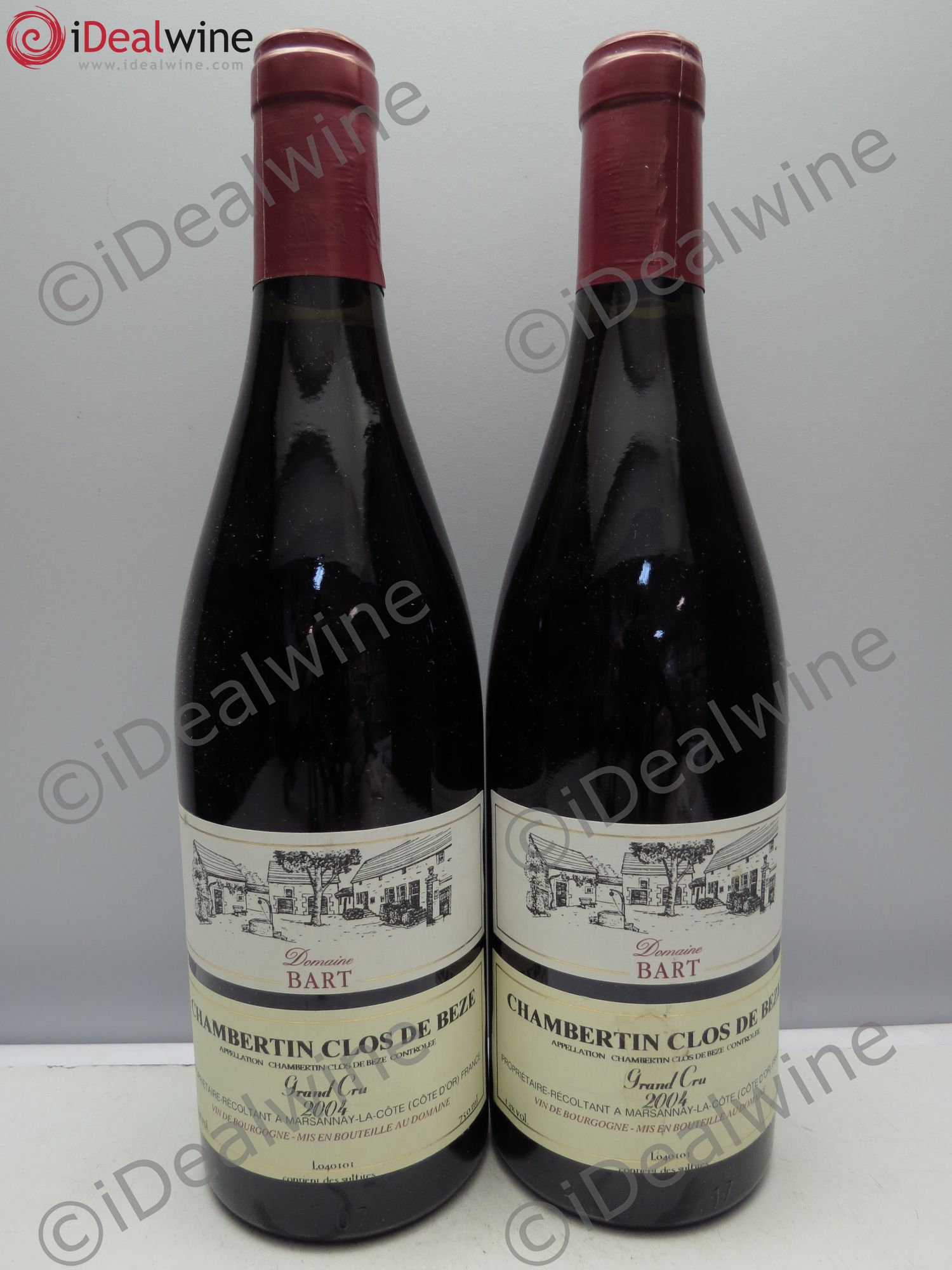 Chambertin Clos de Bèze Grand Cru Domaine Bart 2004 - Posten von 2 Flaschen - 0