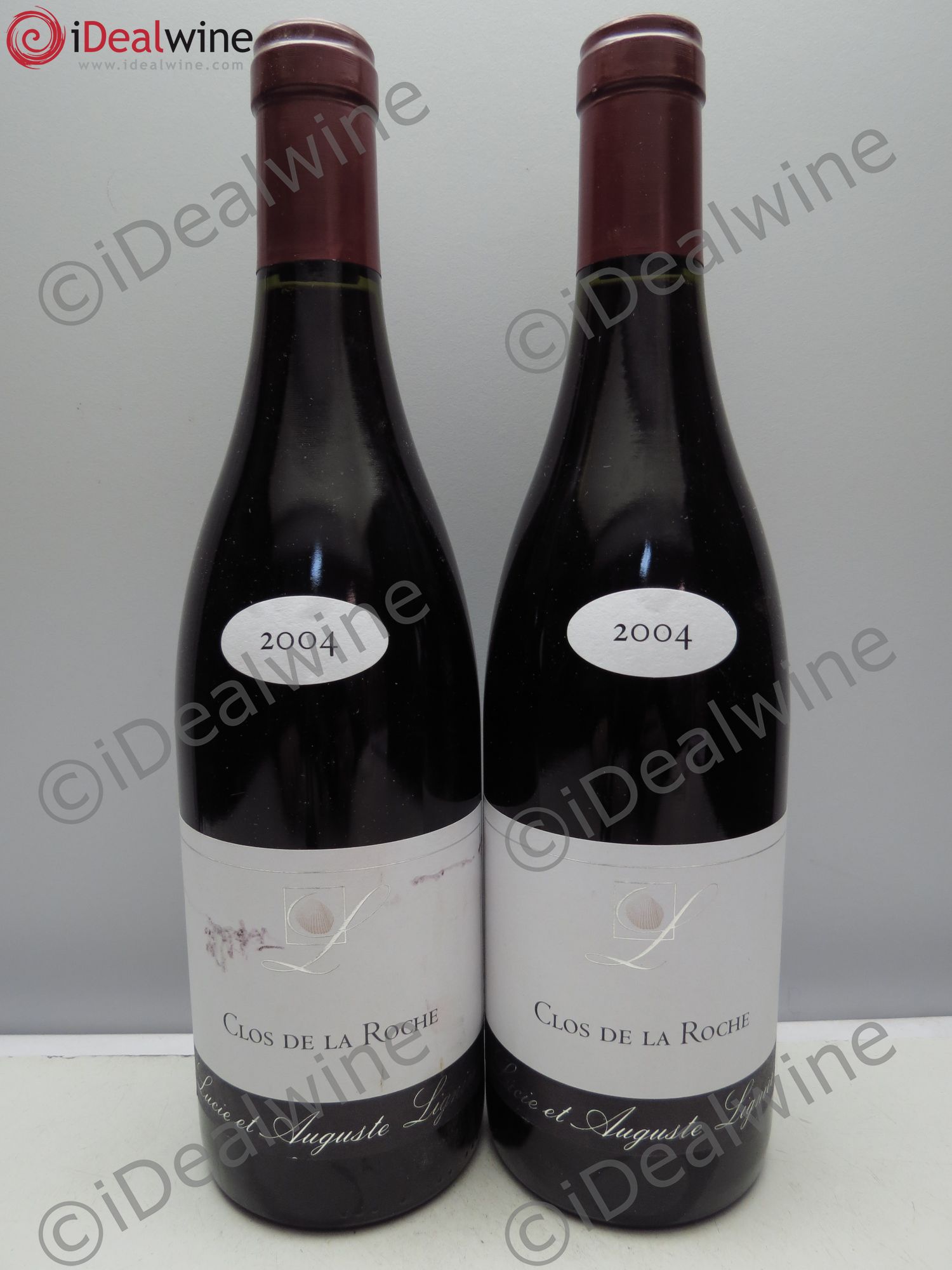 Clos de la Roche Grand Cru Domaine Lucie Eté Auguste Lignier 2004 - Posten von 2 Flaschen - 0