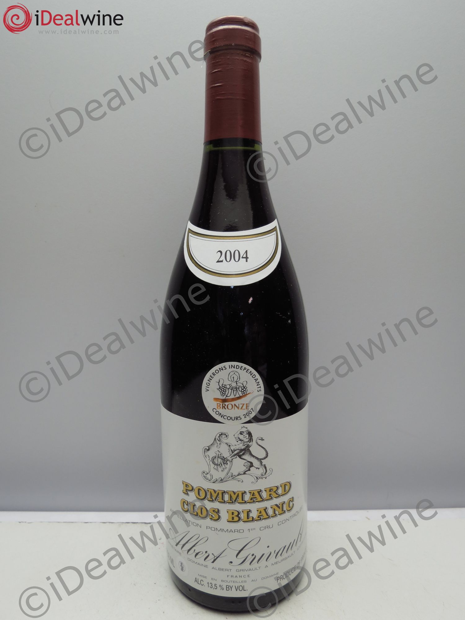 Pommard 1er Cru Clos Blanc Albert Grivault (sans prix de réserve / no reserve) 2004 - Posten von 1 Flasche - 0