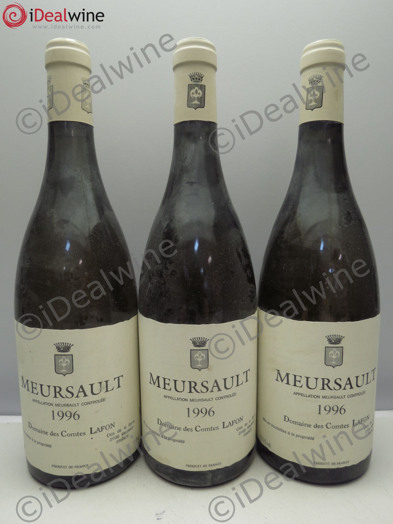 Meursault Comtes Lafon (Domaine des) 1996 - Lot de 3 bouteilles - 0