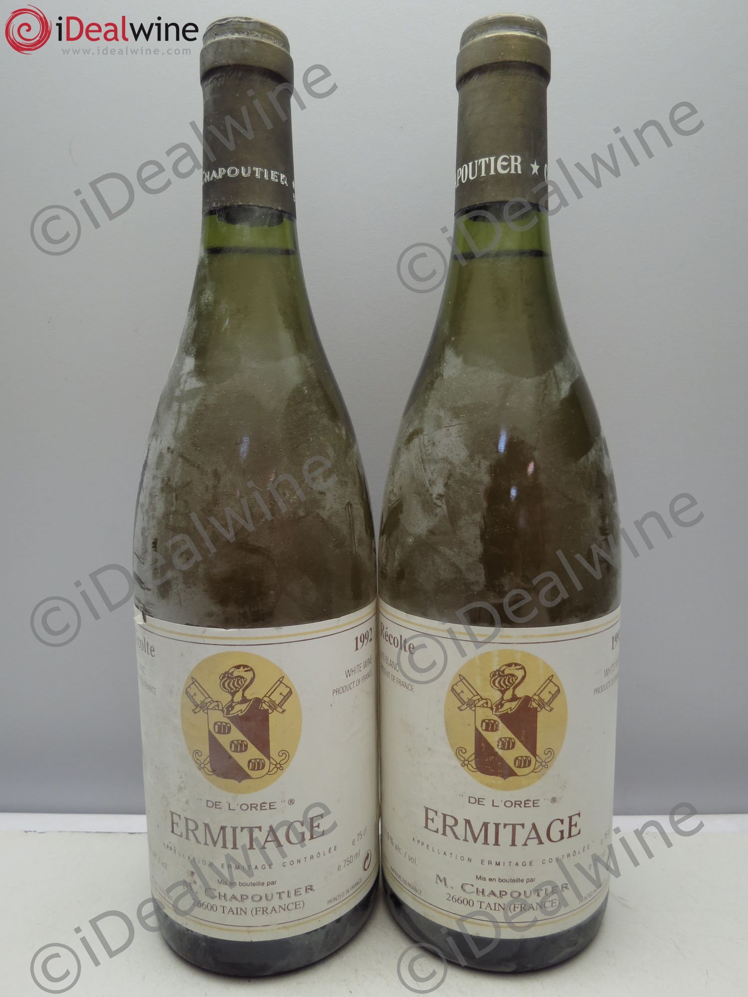 Hermitage Ermitage de l'Orée Chapoutier 1992 - Lotto di 2 bottiglie - 0