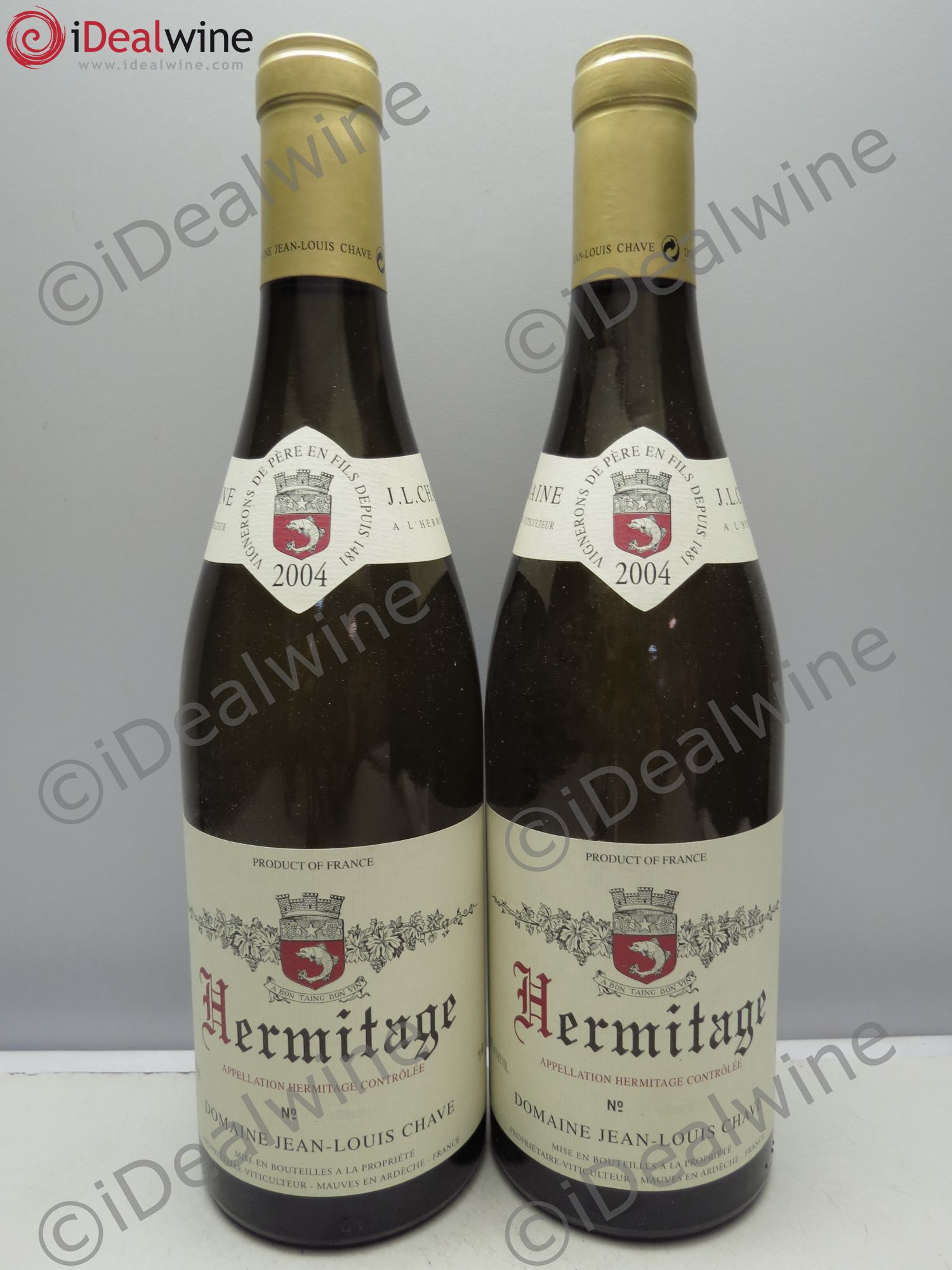 Hermitage Jean-Louis Chave 2004 - Lot de 2 bouteilles - 0
