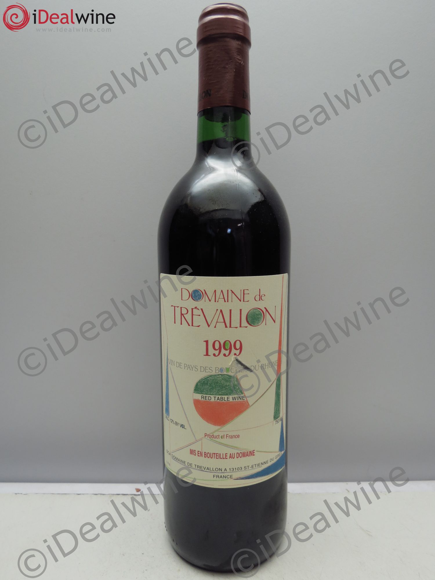 VDP Bouches du Rhône Trévallon (Domaine de) Eloi Dürrbach 1999 - Lot de 6 bouteilles - 0