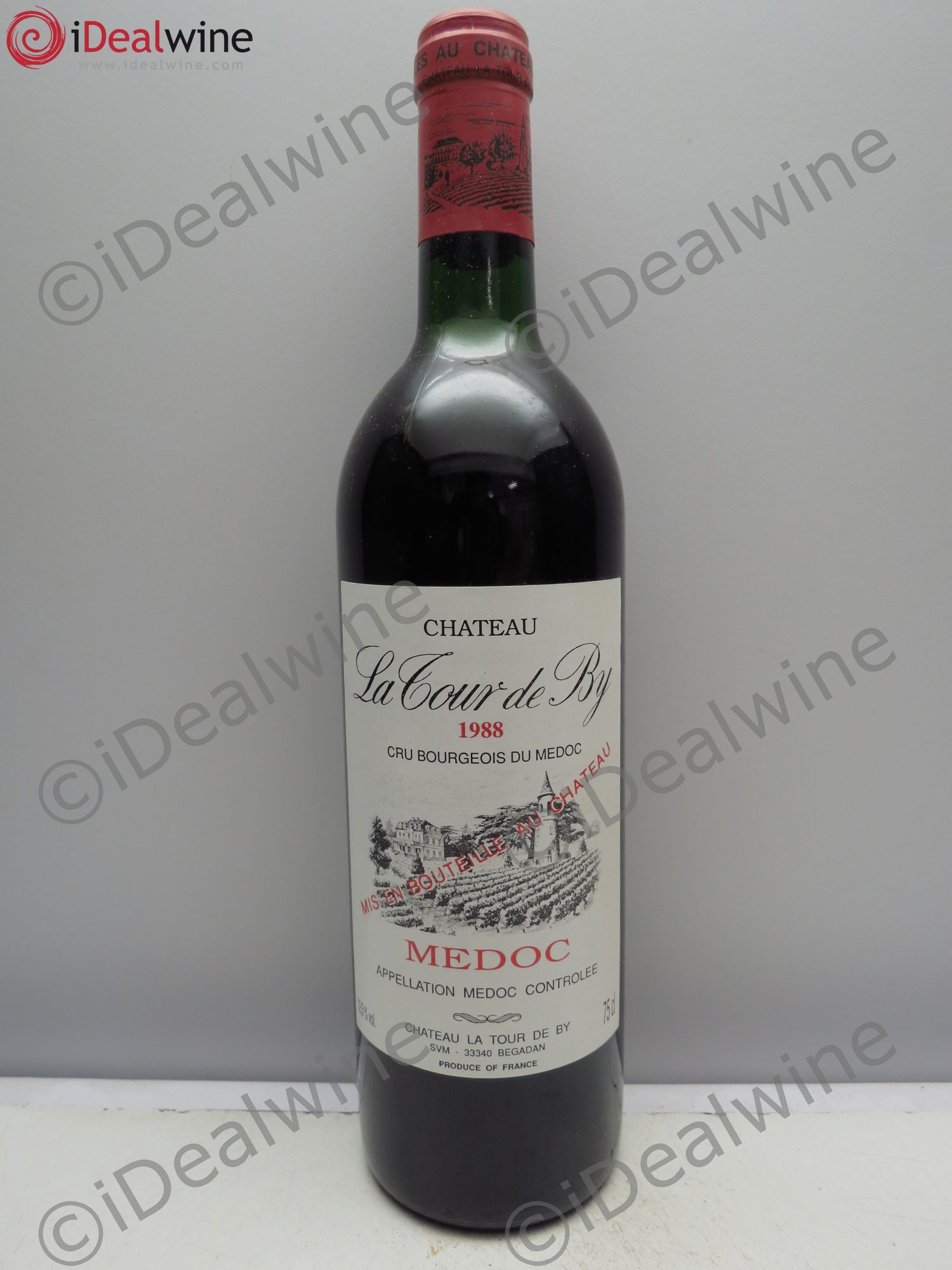 Château La Tour de By Cru Bourgeois 1988 - Lot de 12 bouteilles - 0
