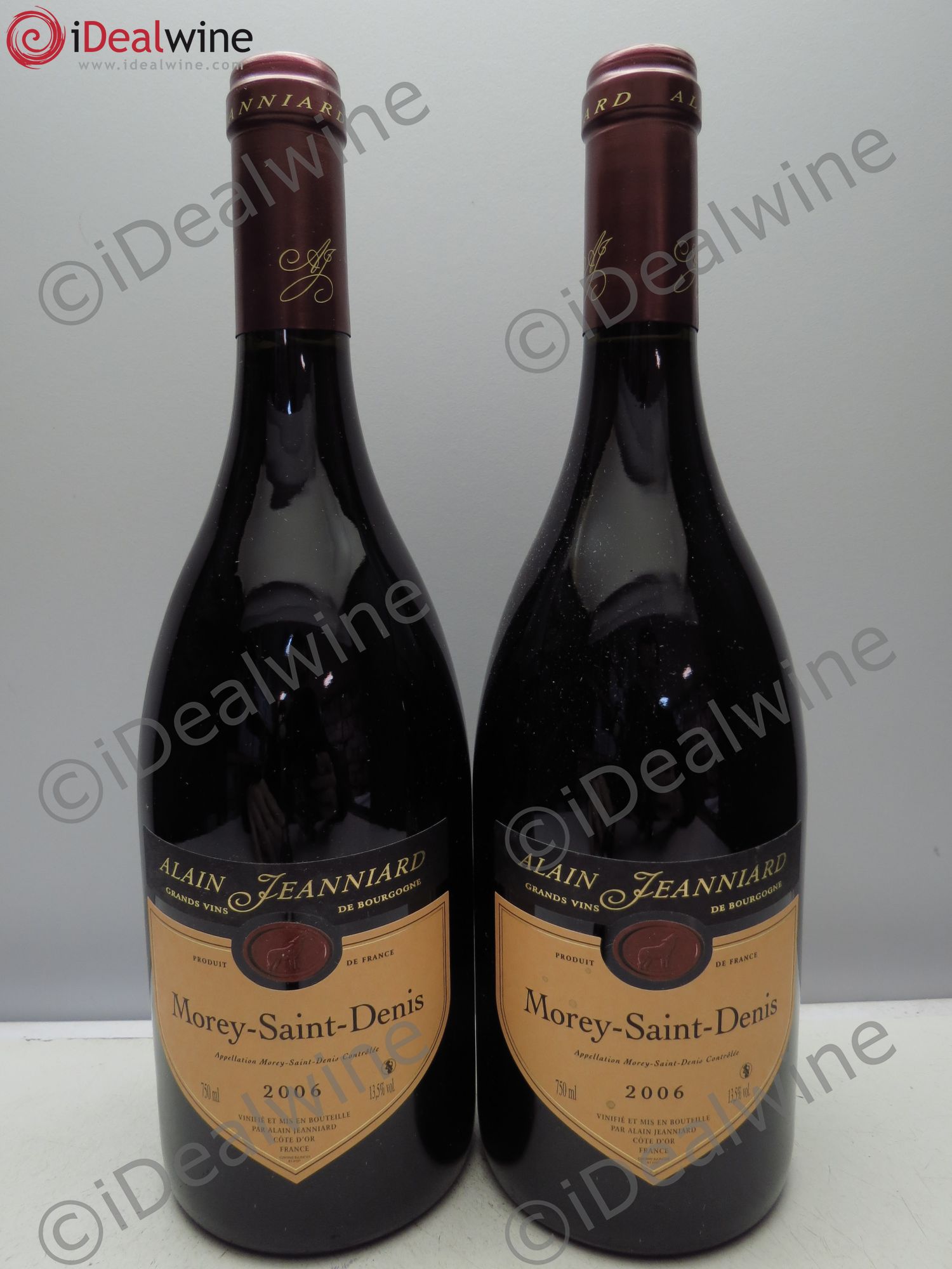 Morey-Saint-Denis Domaine Alain Jeanniard (sans prix de reserve/no reserve) 2006 - Posten von 2 Flaschen - 0
