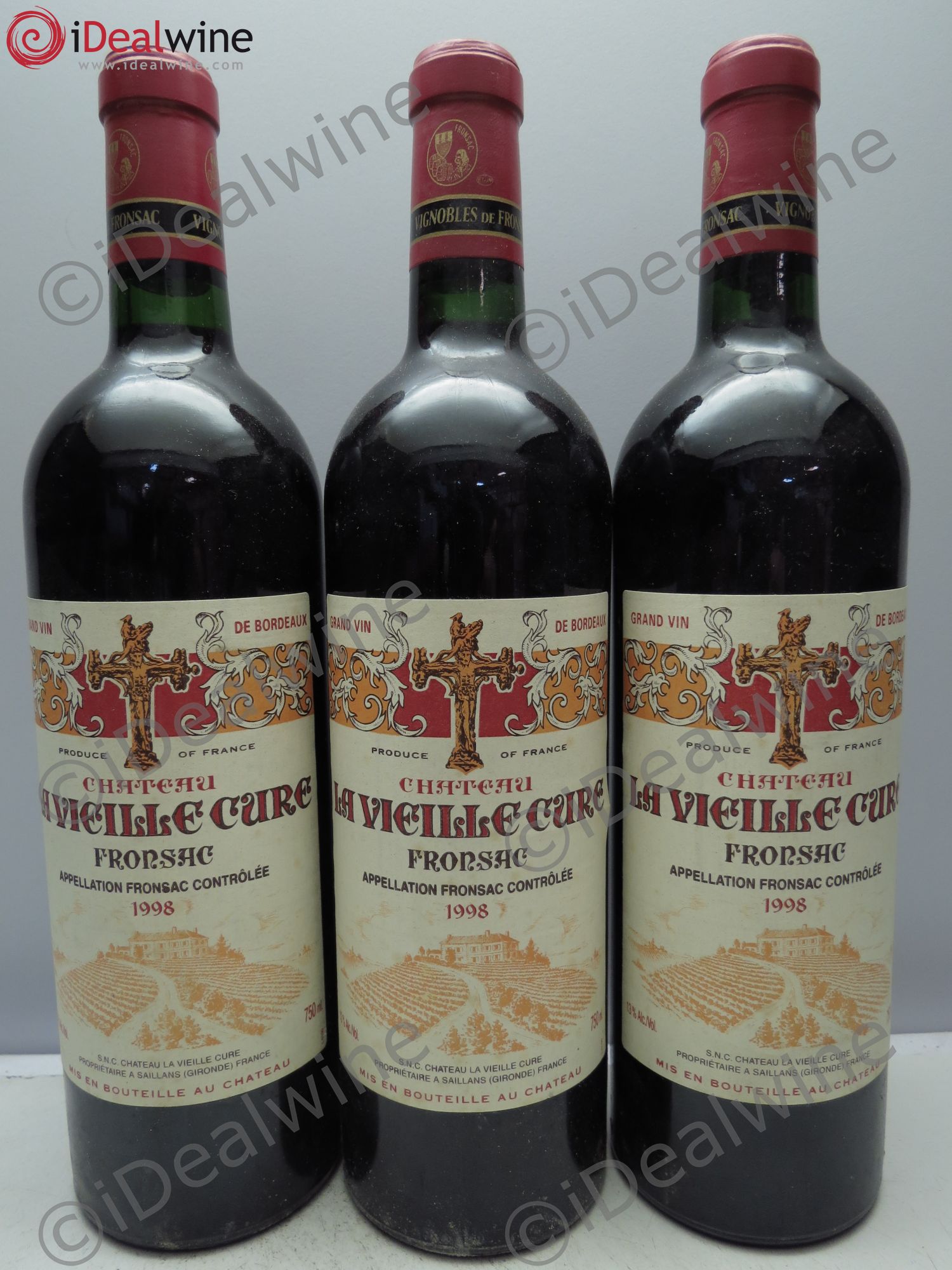 Château La Vieille Cure (sans prix de reserve/no reserve) 1998 - Posten von 1 Flasche - 0