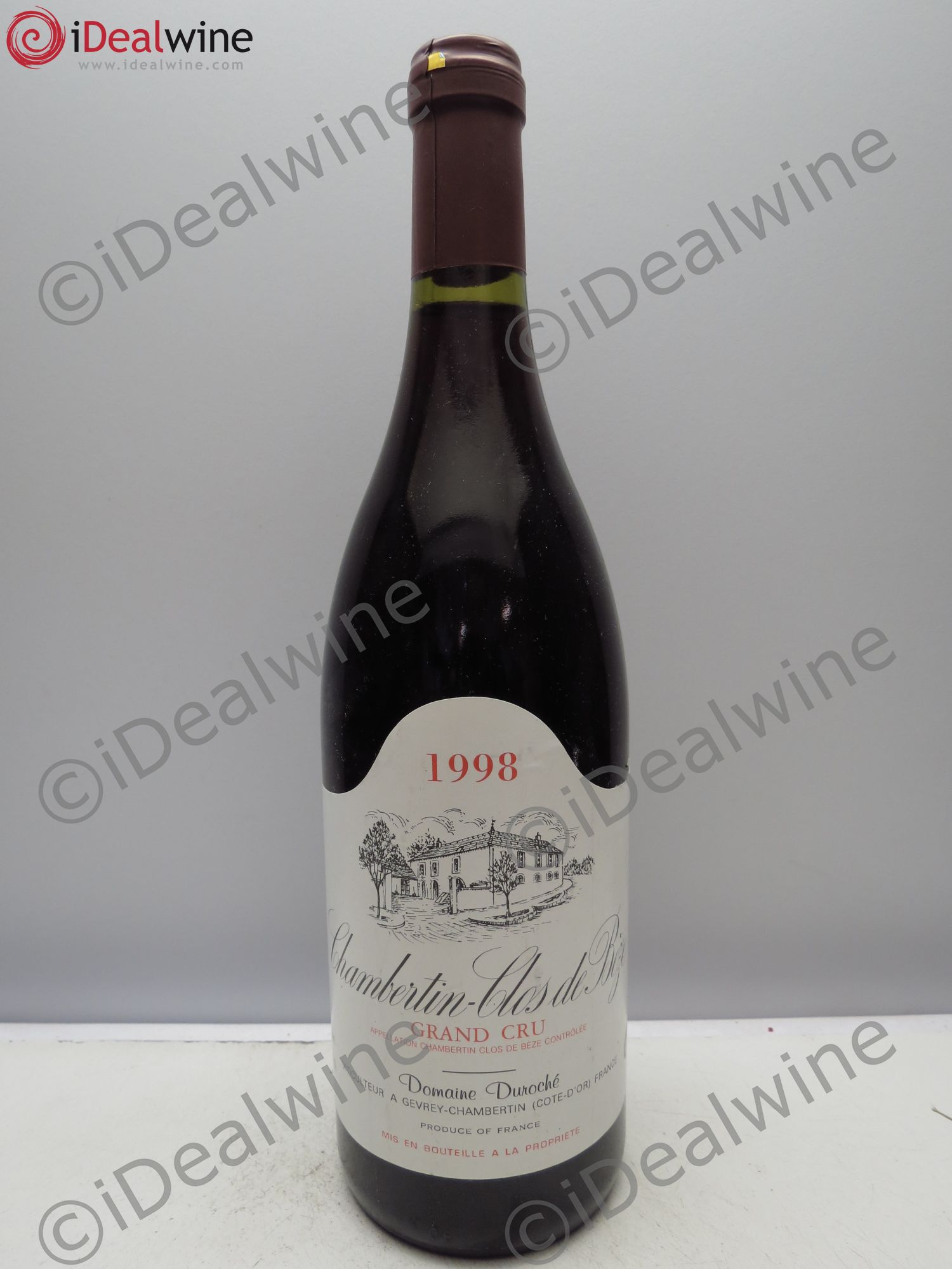 Chambertin Clos de Bèze Grand Cru Domaine Duroché (sans prix de reserve/no reserve) 1998 - Posten von 1 Flasche - 0