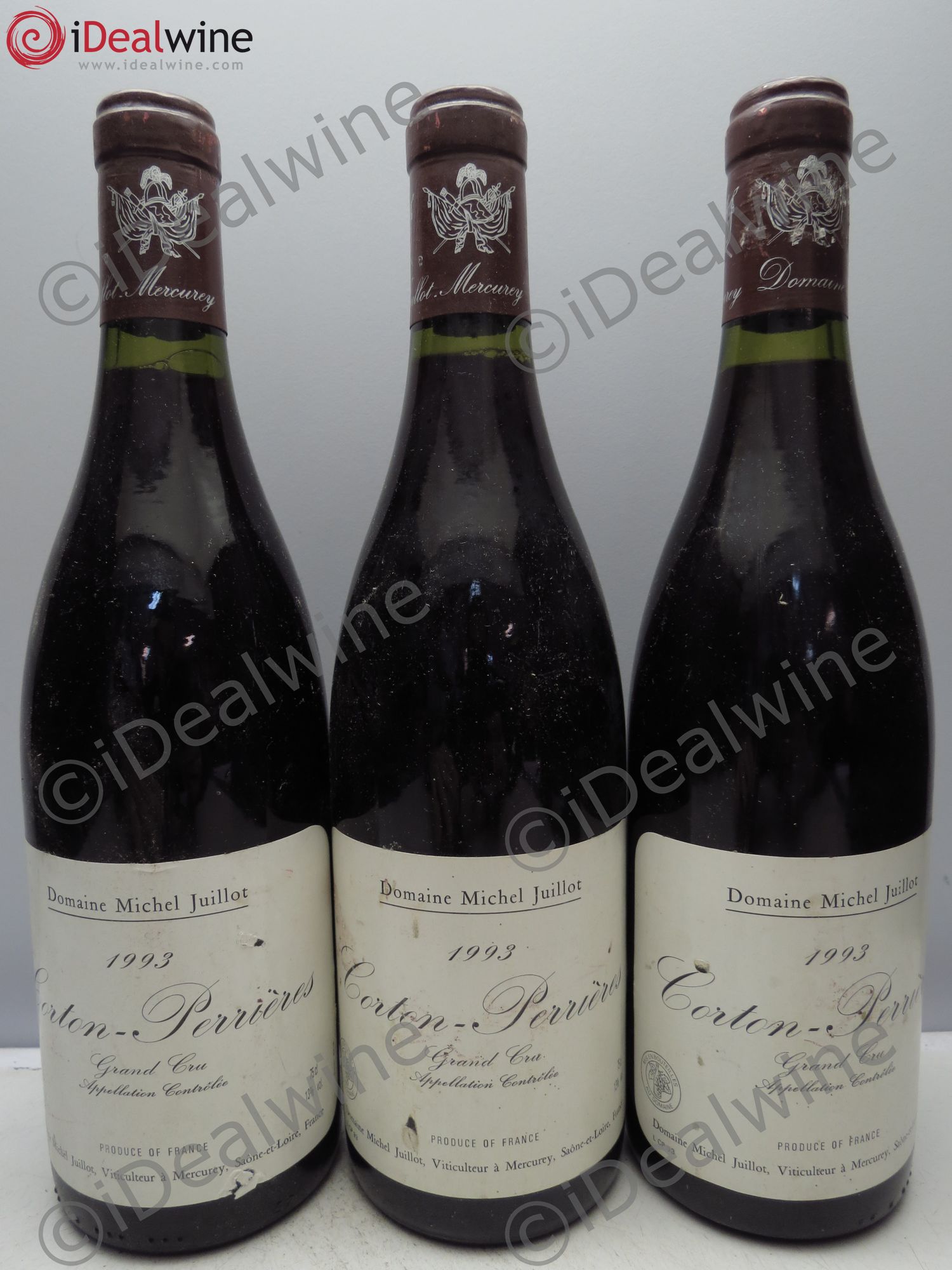 Corton Grand Cru 1993 - Lot de 3 bouteilles - 0
